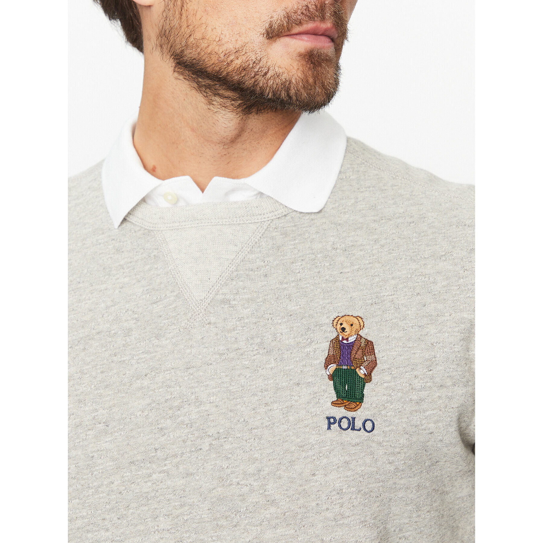 Polo Ralph Lauren Jopa 710920438001 Siva Regular Fit - Pepit.si