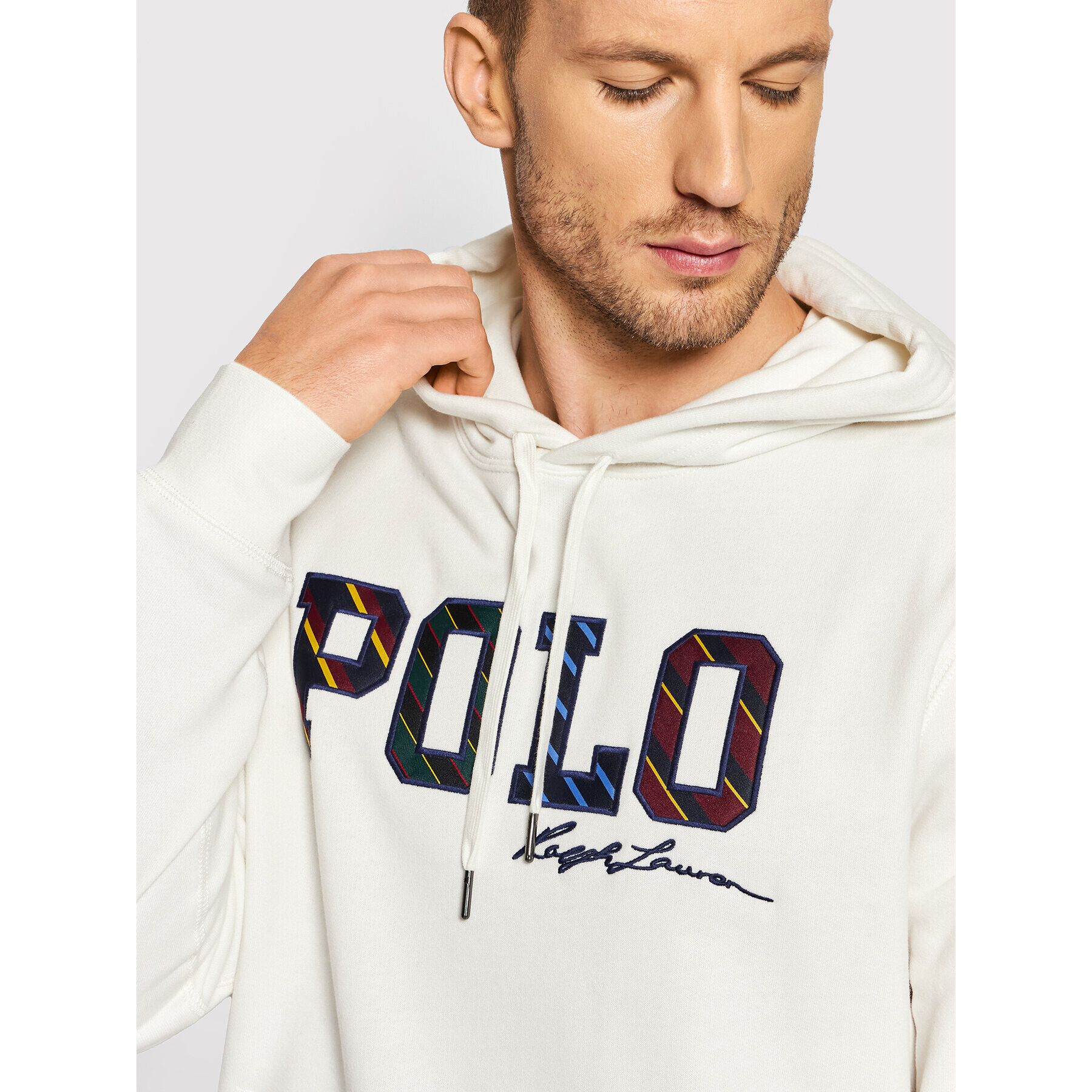 Polo Ralph Lauren Jopa Boston 710853266003 Bela Regular Fit - Pepit.si