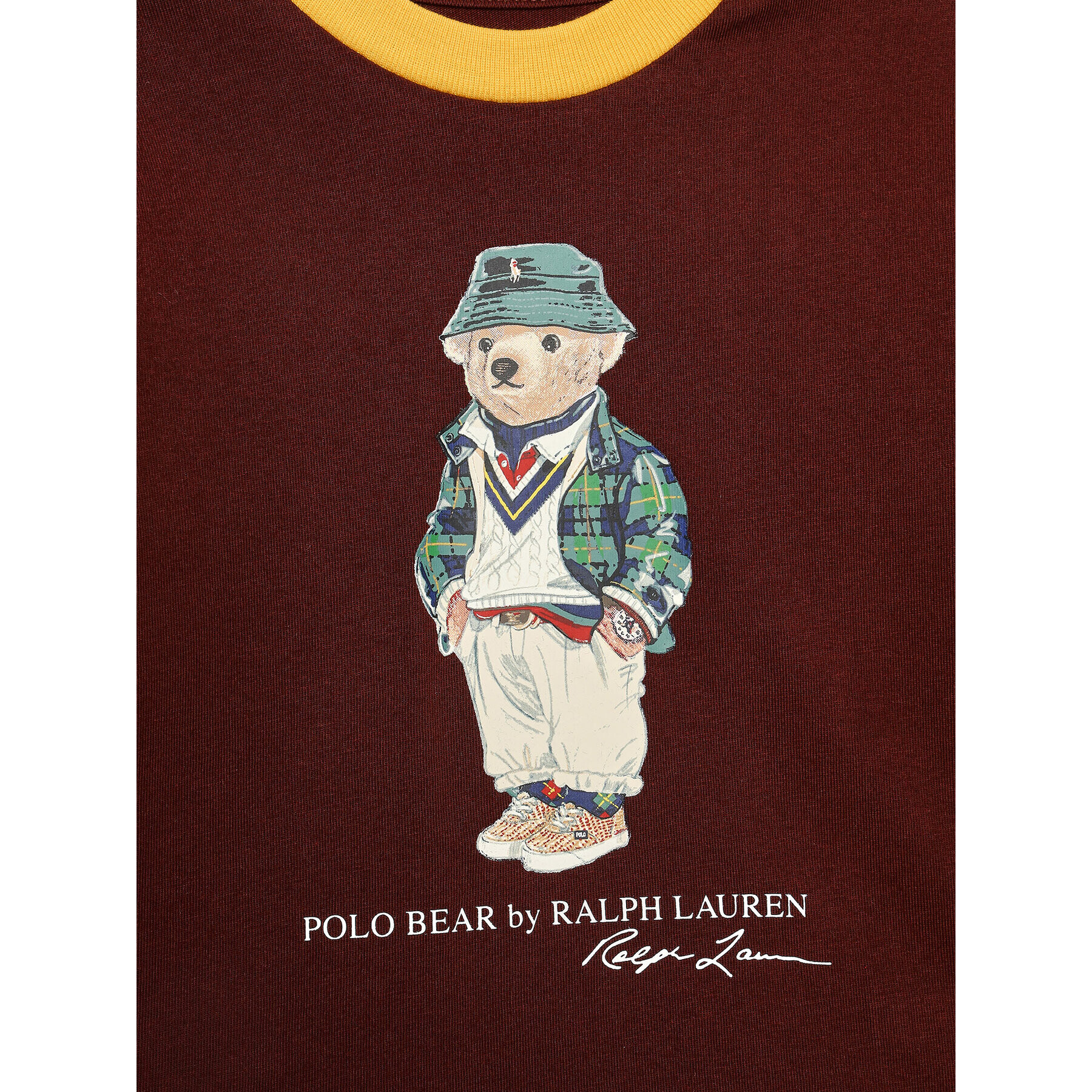 Polo Ralph Lauren Komplet bluza in hlače Ls Cn Bear 320920334001 Rdeča Regular Fit - Pepit.si