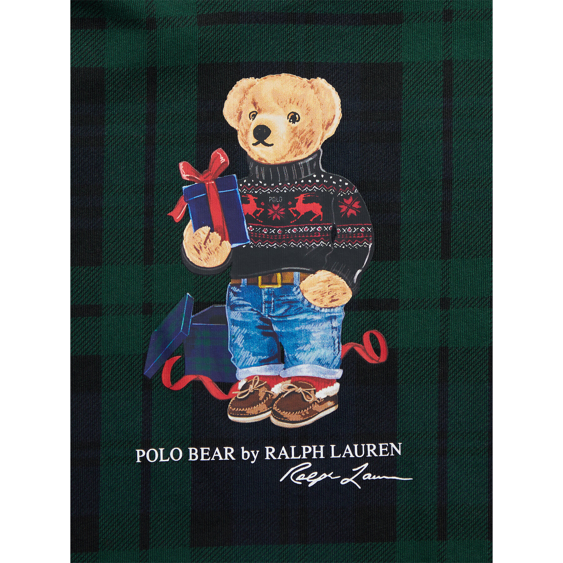 Polo Ralph Lauren Komplet bluza in hlače Ls Cn Pnt St 320920760001 Pisana Regular Fit - Pepit.si