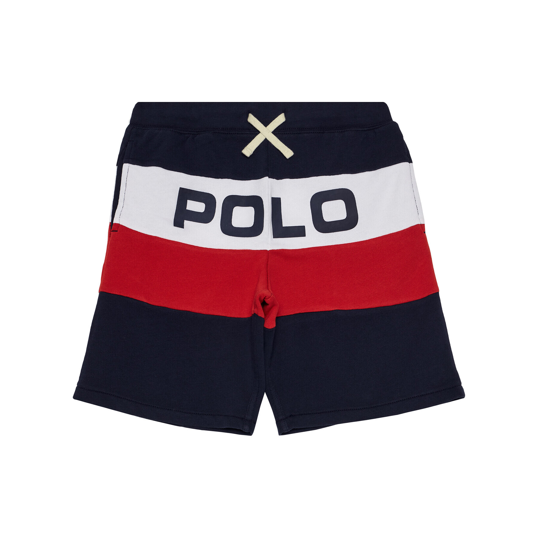 Polo Ralph Lauren Kratke hlače iz tkanine Summer II 323786440001 Mornarsko modra Regular Fit - Pepit.si