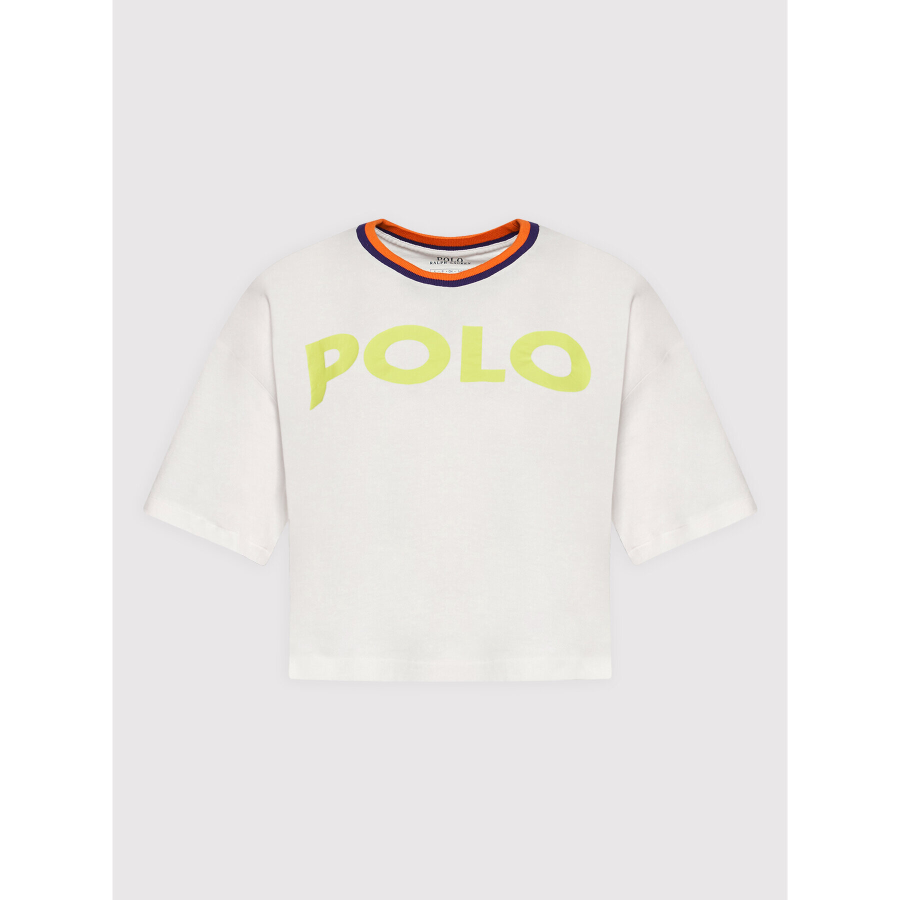 Polo Ralph Lauren Majica 211856674002 Bela Relaxed Fit - Pepit.si