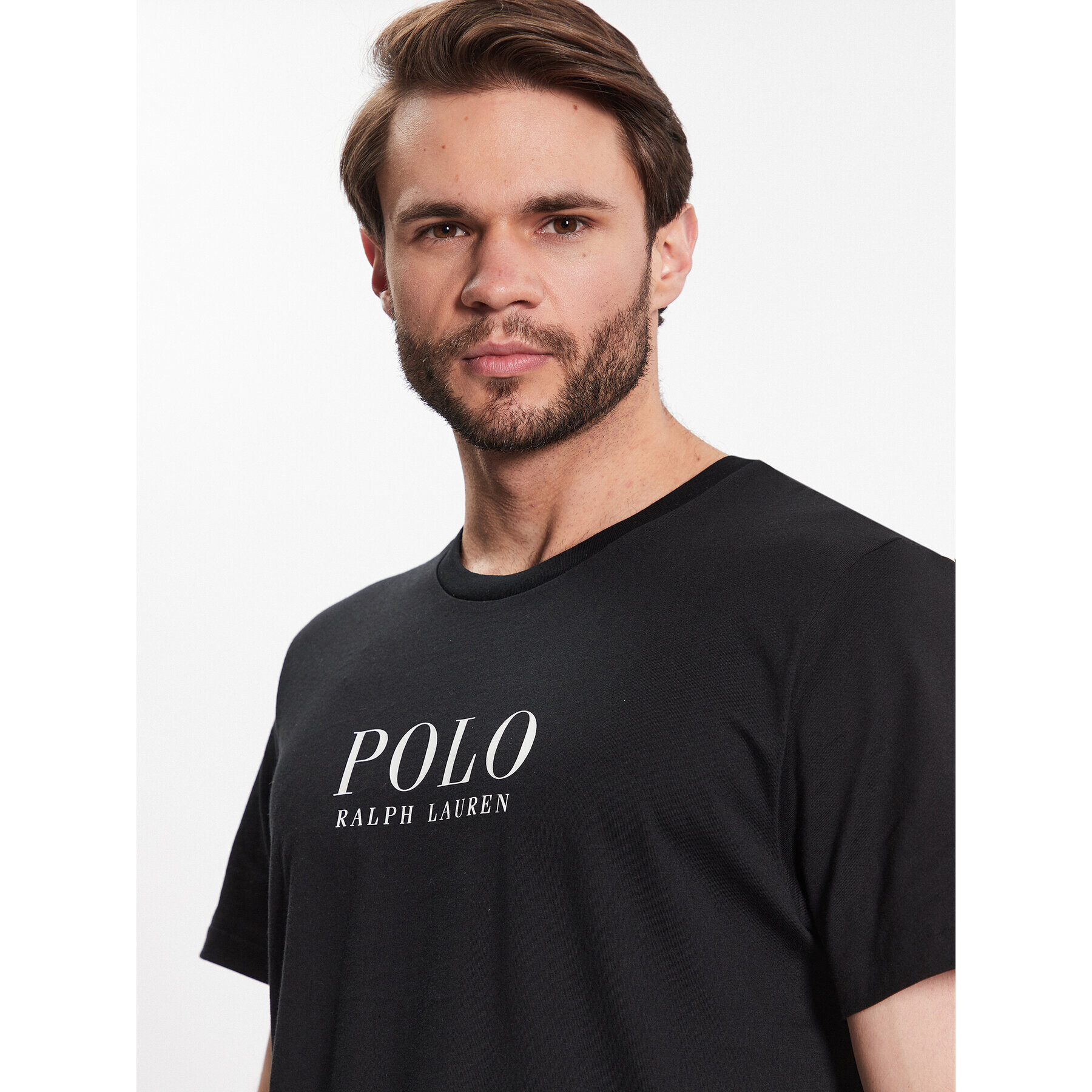 Polo Ralph Lauren Majica 714899613004 Črna Regular Fit - Pepit.si