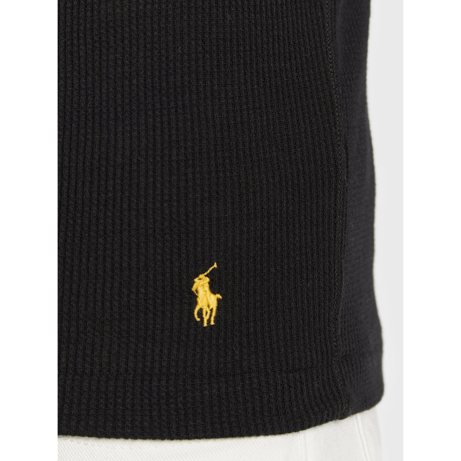 Polo Ralph Lauren Majica z dolgimi rokavi 714830284007 Črna Slim Fit - Pepit.si