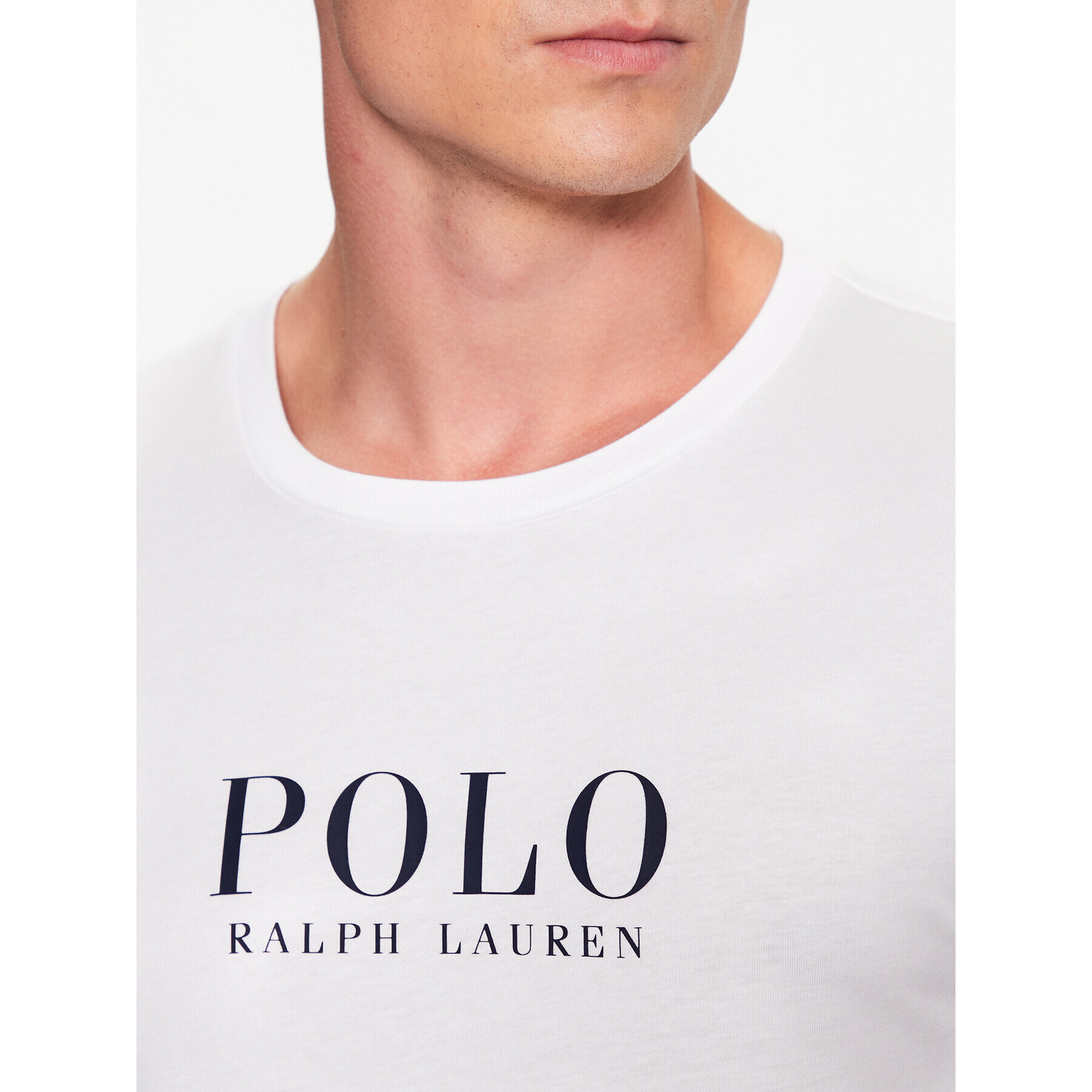 Polo Ralph Lauren Majica z dolgimi rokavi 714899614005 Bela Regular Fit - Pepit.si