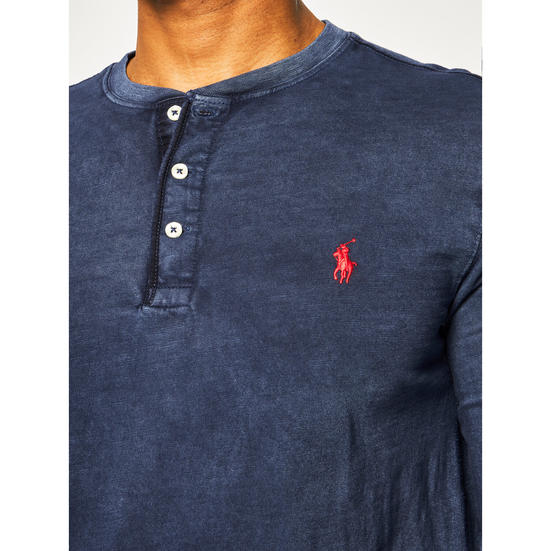 Polo Ralph Lauren Majica z dolgimi rokavi Classics 710790058 Mornarsko modra Regular Fit - Pepit.si