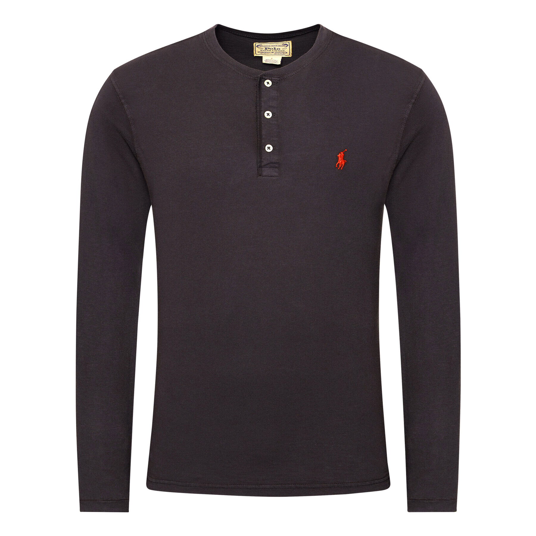 Polo Ralph Lauren Majica z dolgimi rokavi Lsl 710790058001 Črna Regular Fit - Pepit.si