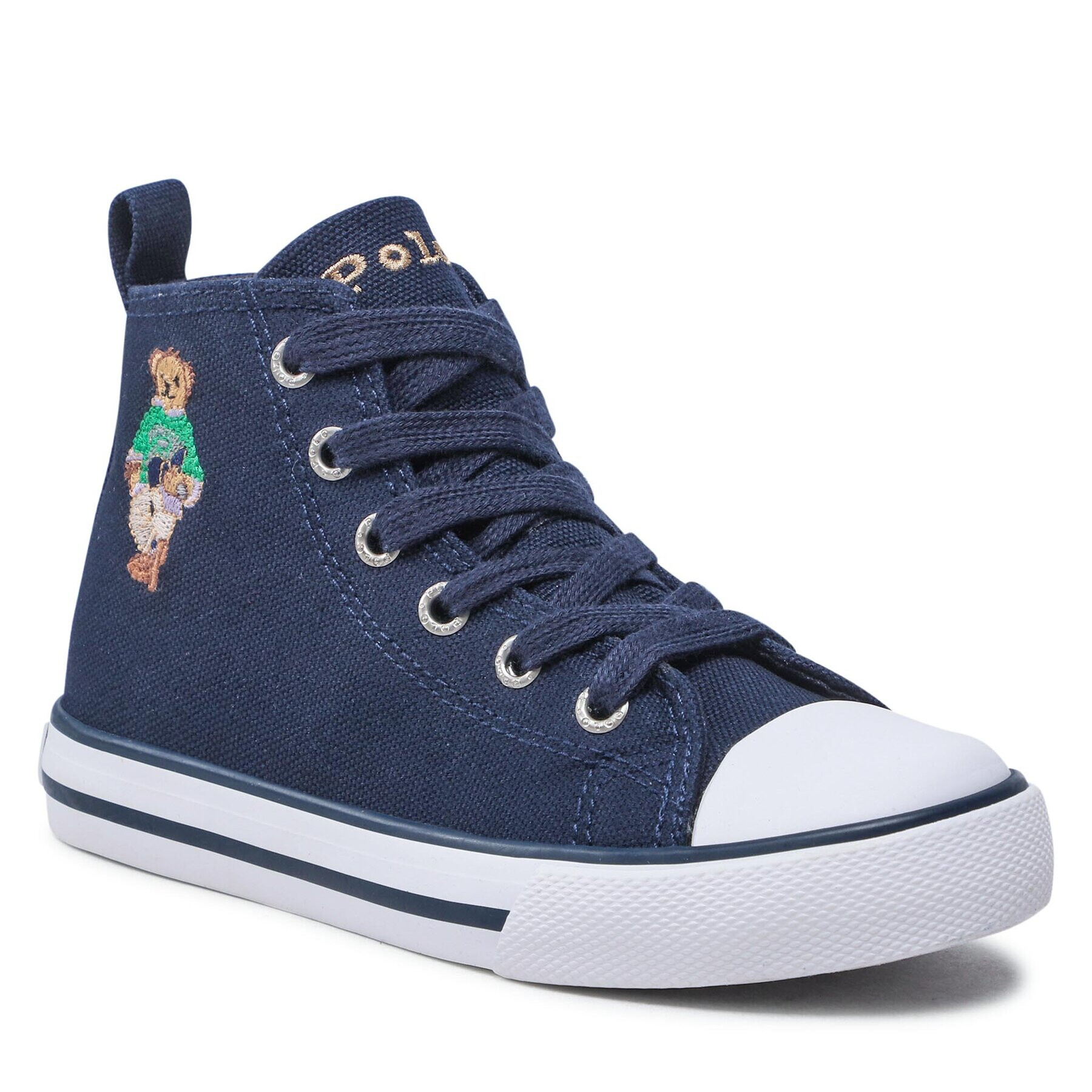 Polo Ralph Lauren Modne superge Hamptyn Hi II Bear RF103725 M Mornarsko modra - Pepit.si