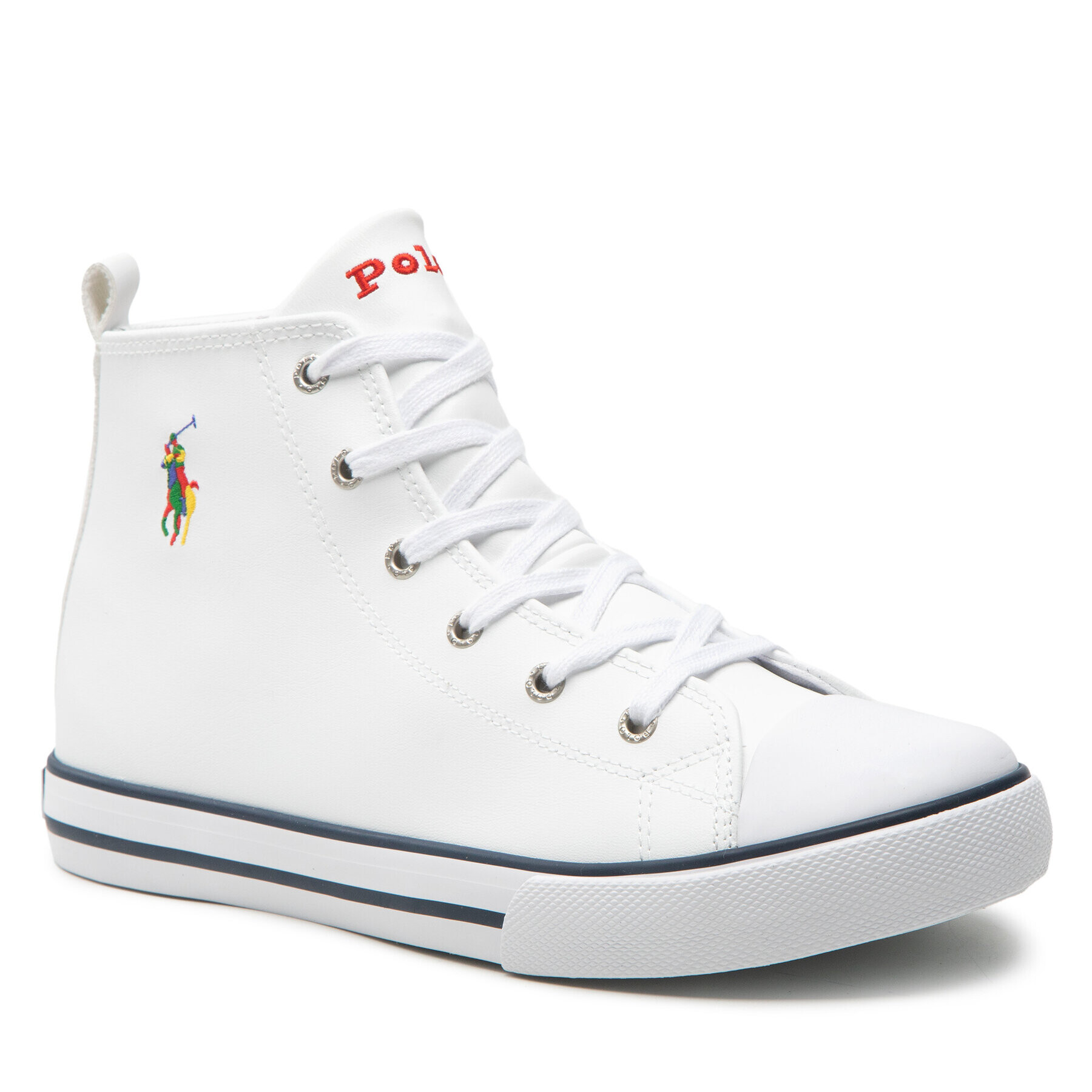 Polo Ralph Lauren Modne superge Hamptyn Hi II RF103783 Bela - Pepit.si