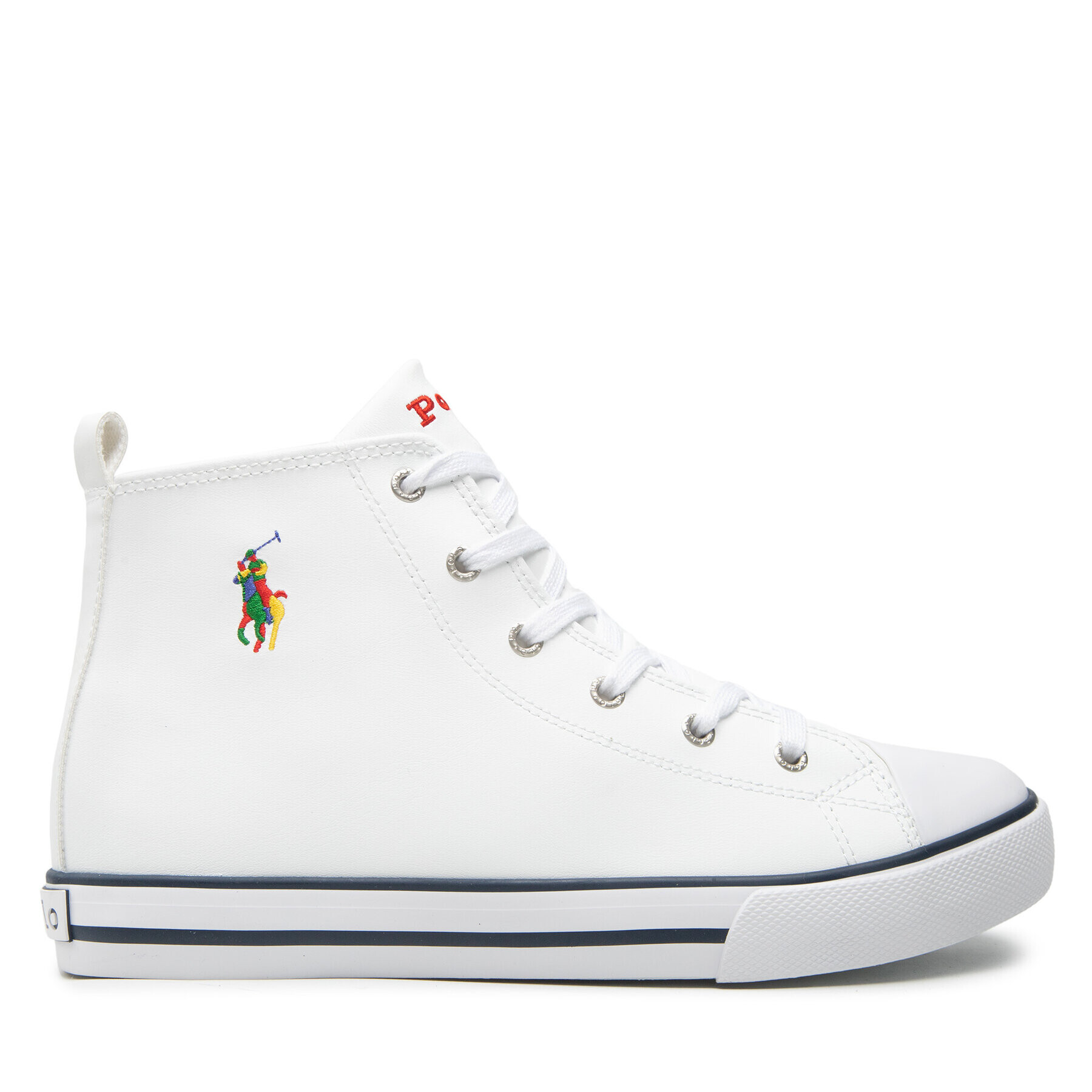 Polo Ralph Lauren Modne superge Hamptyn Hi II RF103783 Bela - Pepit.si