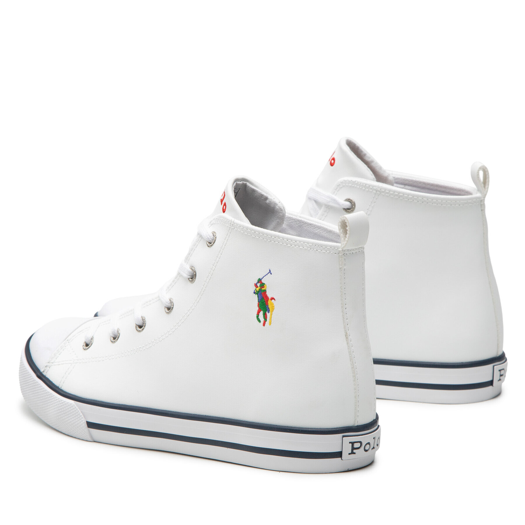 Polo Ralph Lauren Modne superge Hamptyn Hi II RF103783 Bela - Pepit.si