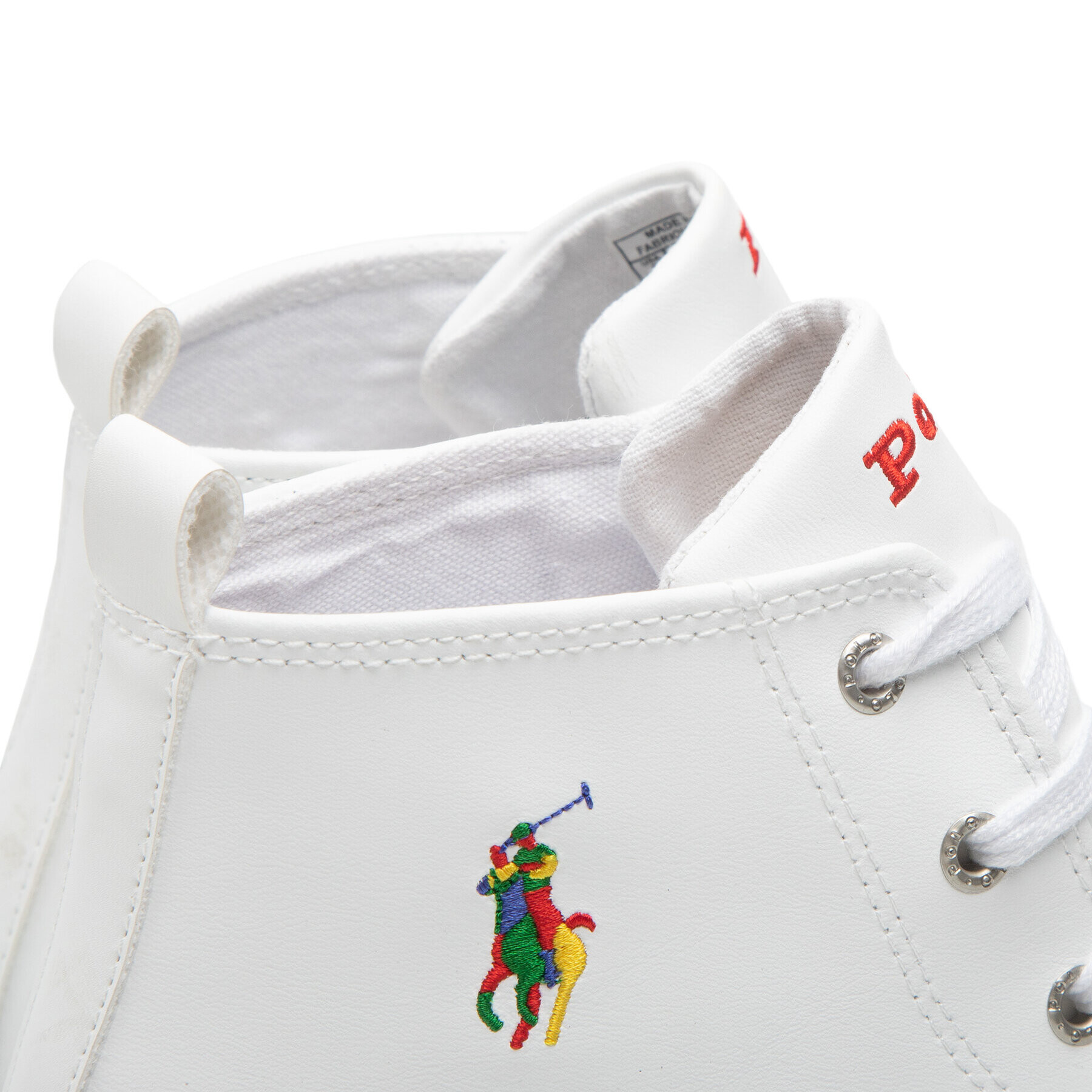 Polo Ralph Lauren Modne superge Hamptyn Hi II RF103783 Bela - Pepit.si