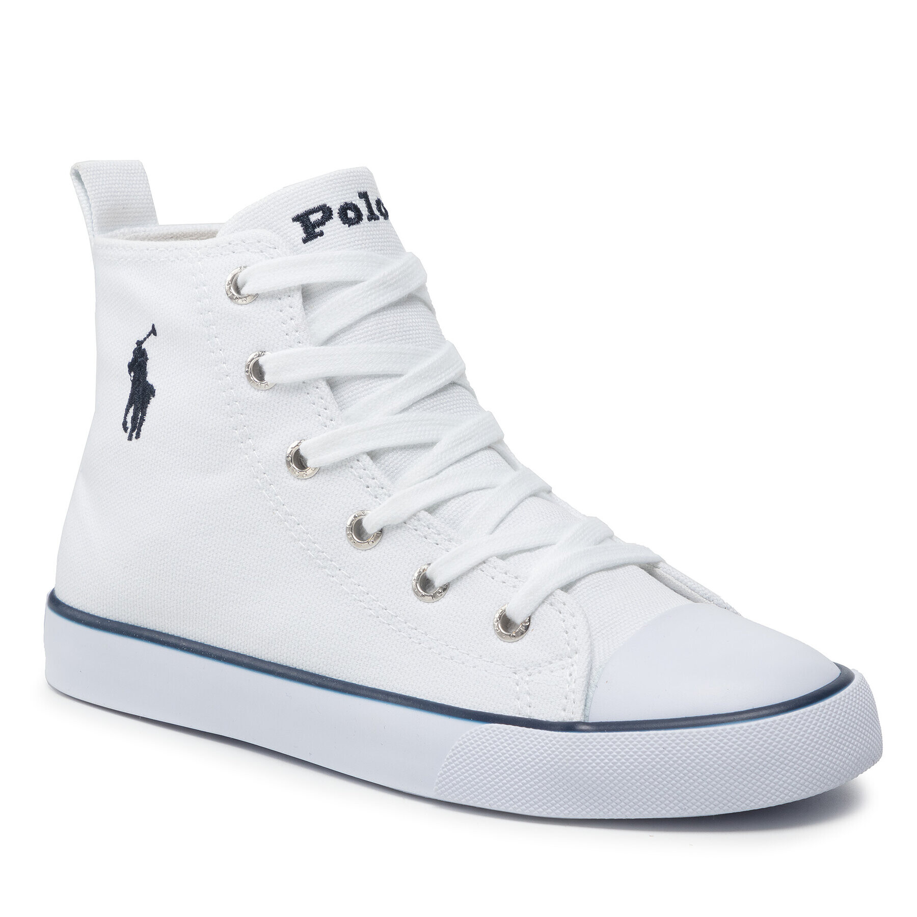 Polo Ralph Lauren Modne superge Hamptyn Hi RF103500 Bela - Pepit.si