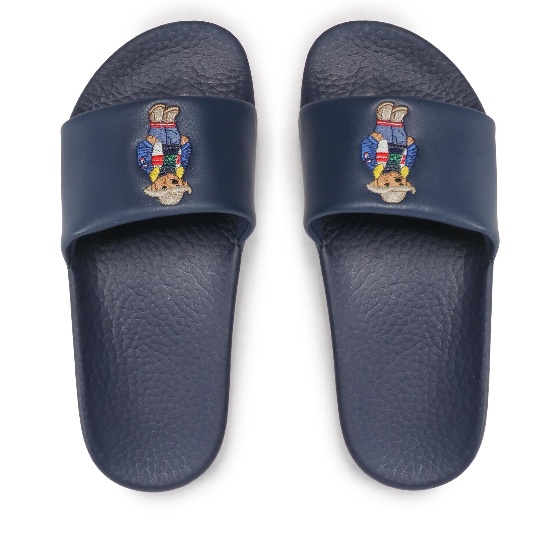 Polo Ralph Lauren Natikači Polo Slide 809878092001 Mornarsko modra - Pepit.si