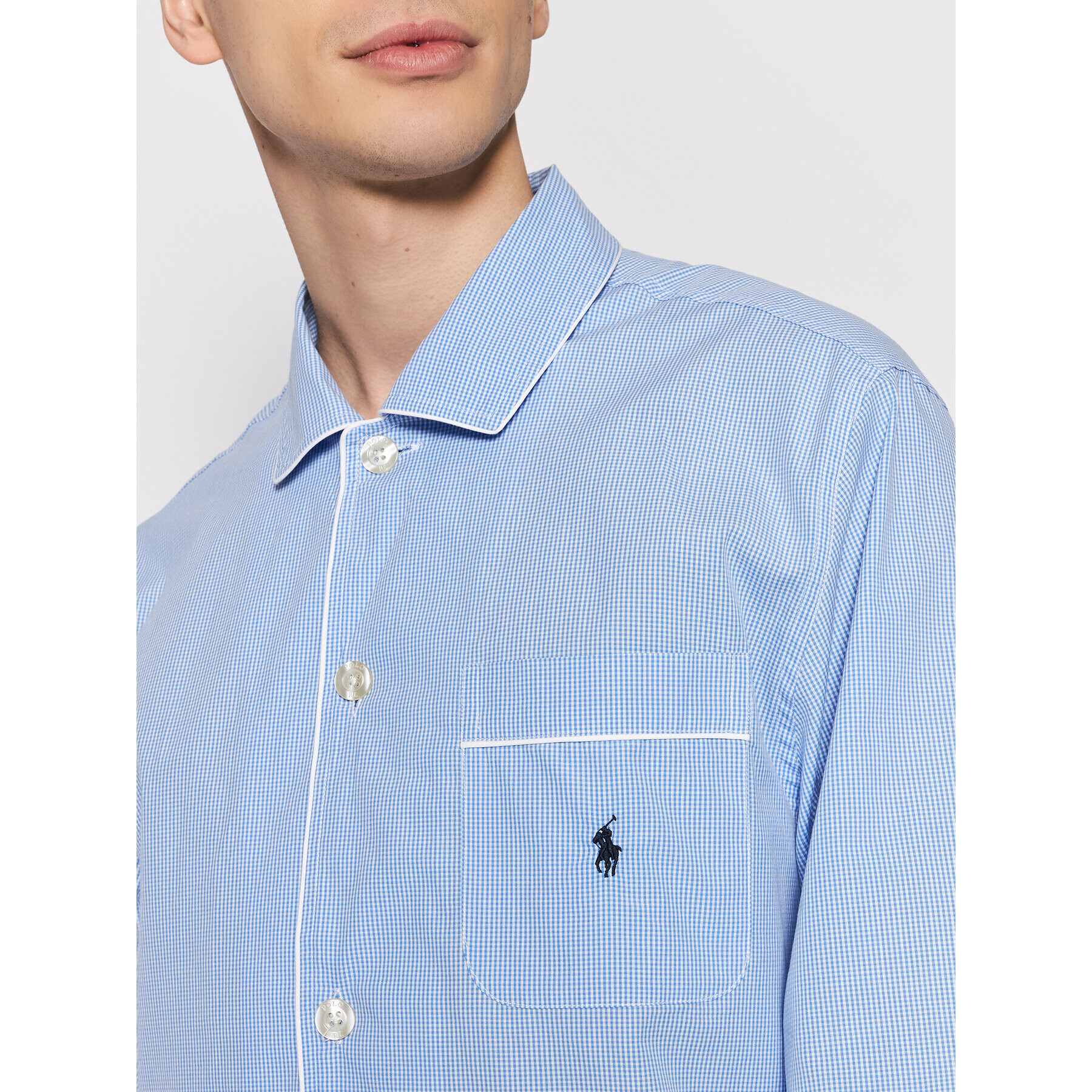 Polo Ralph Lauren Pižama 714514095001 Modra Regular Fit - Pepit.si