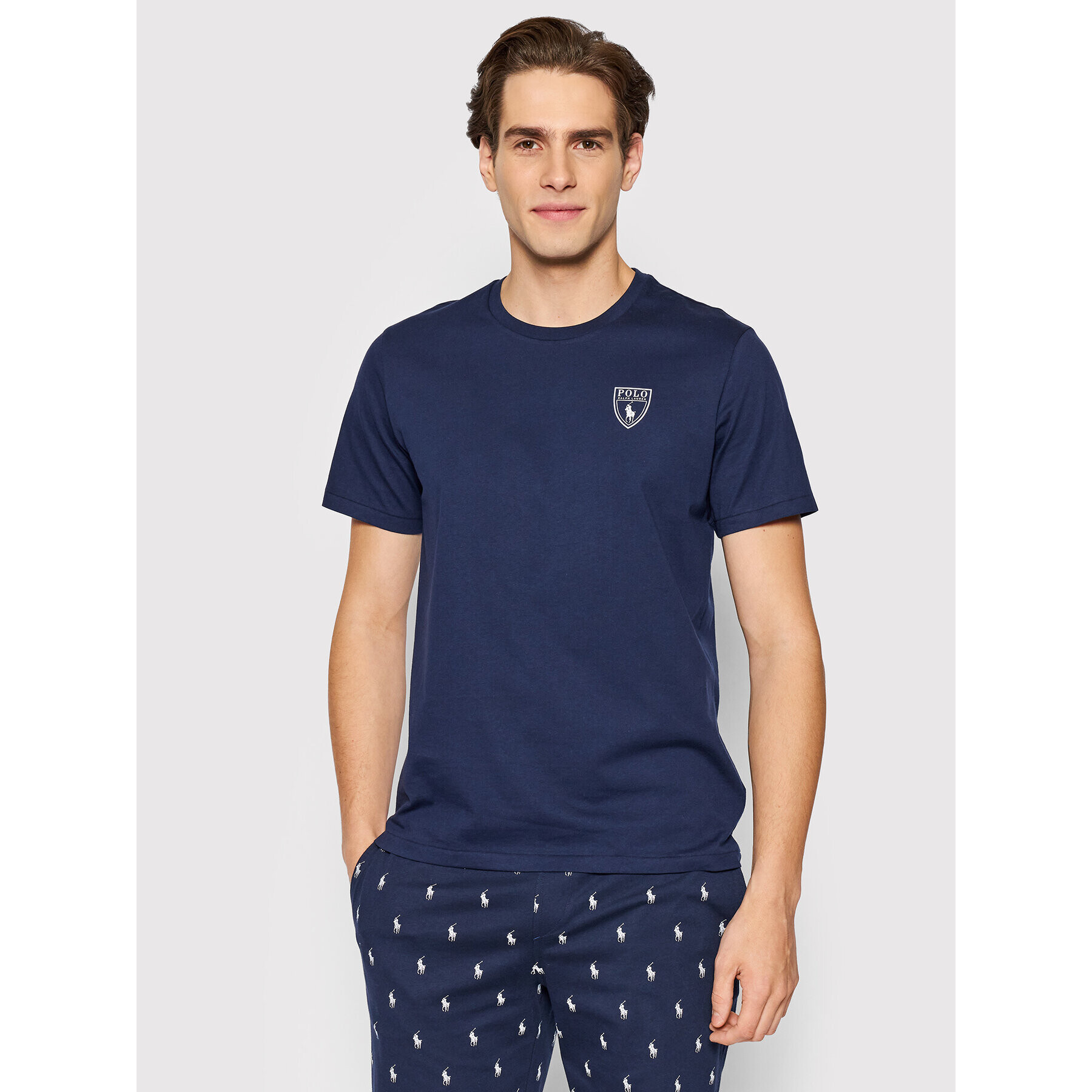 Polo Ralph Lauren Pižama 714866474001 Mornarsko modra Regular Fit - Pepit.si