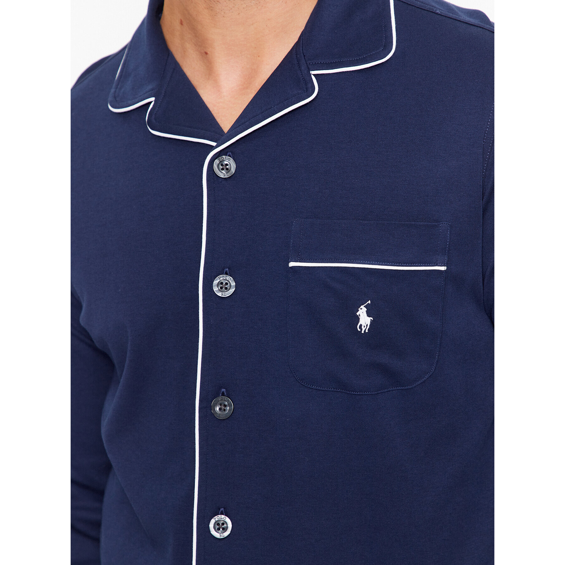 Polo Ralph Lauren Pižama 714899660001 Mornarsko modra Regular Fit - Pepit.si