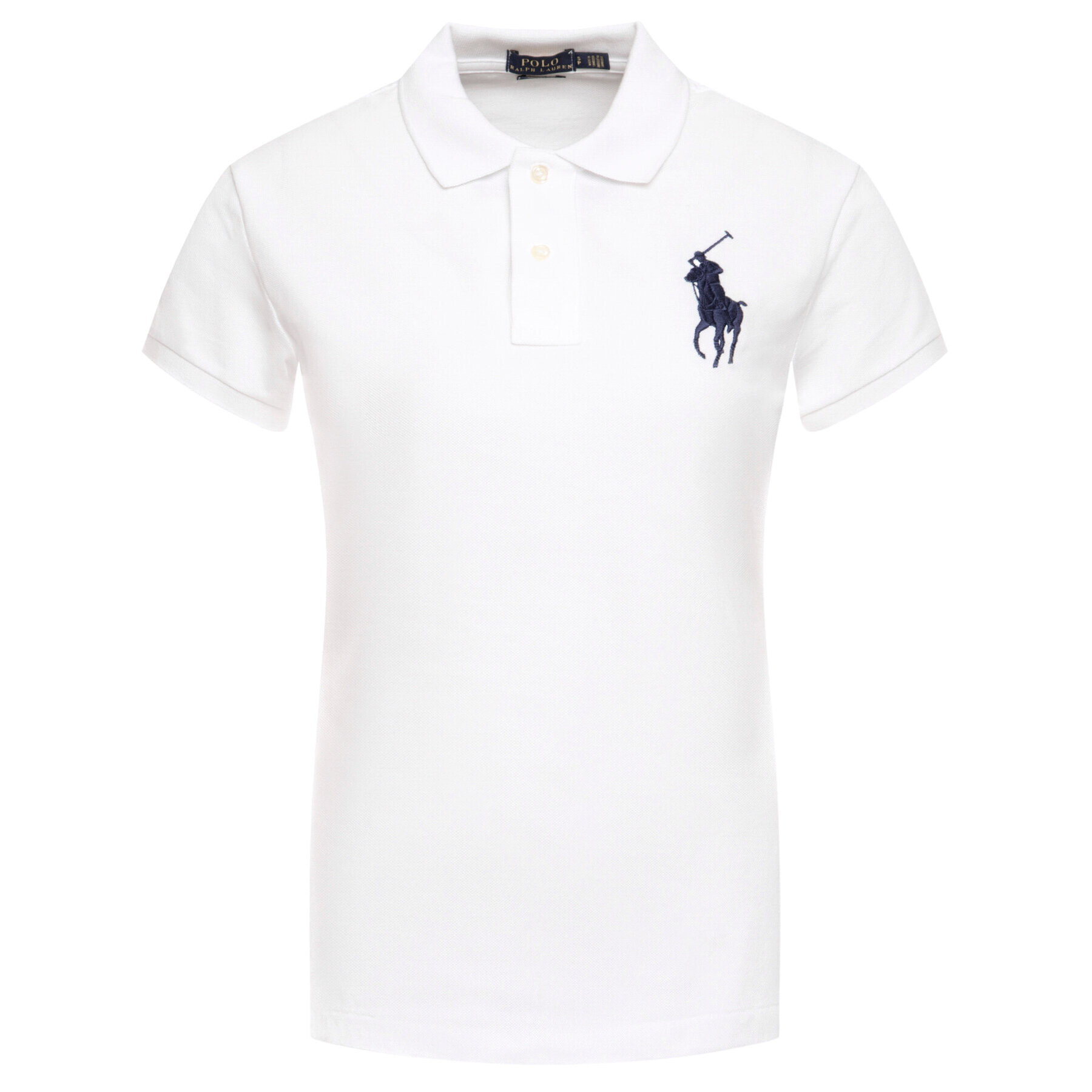 Polo Ralph Lauren Polo majica 211505656 Bela Skinny Fit - Pepit.si