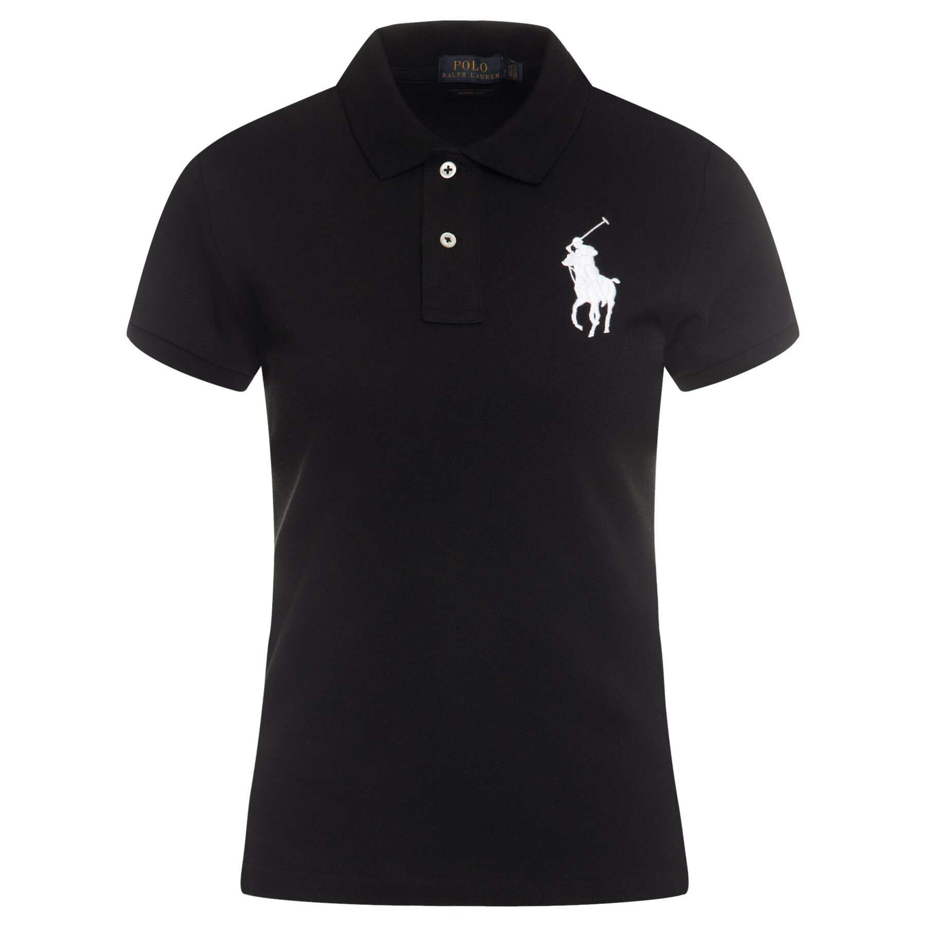 Polo Ralph Lauren Polo majica 211505656 Črna Skinny Fit - Pepit.si