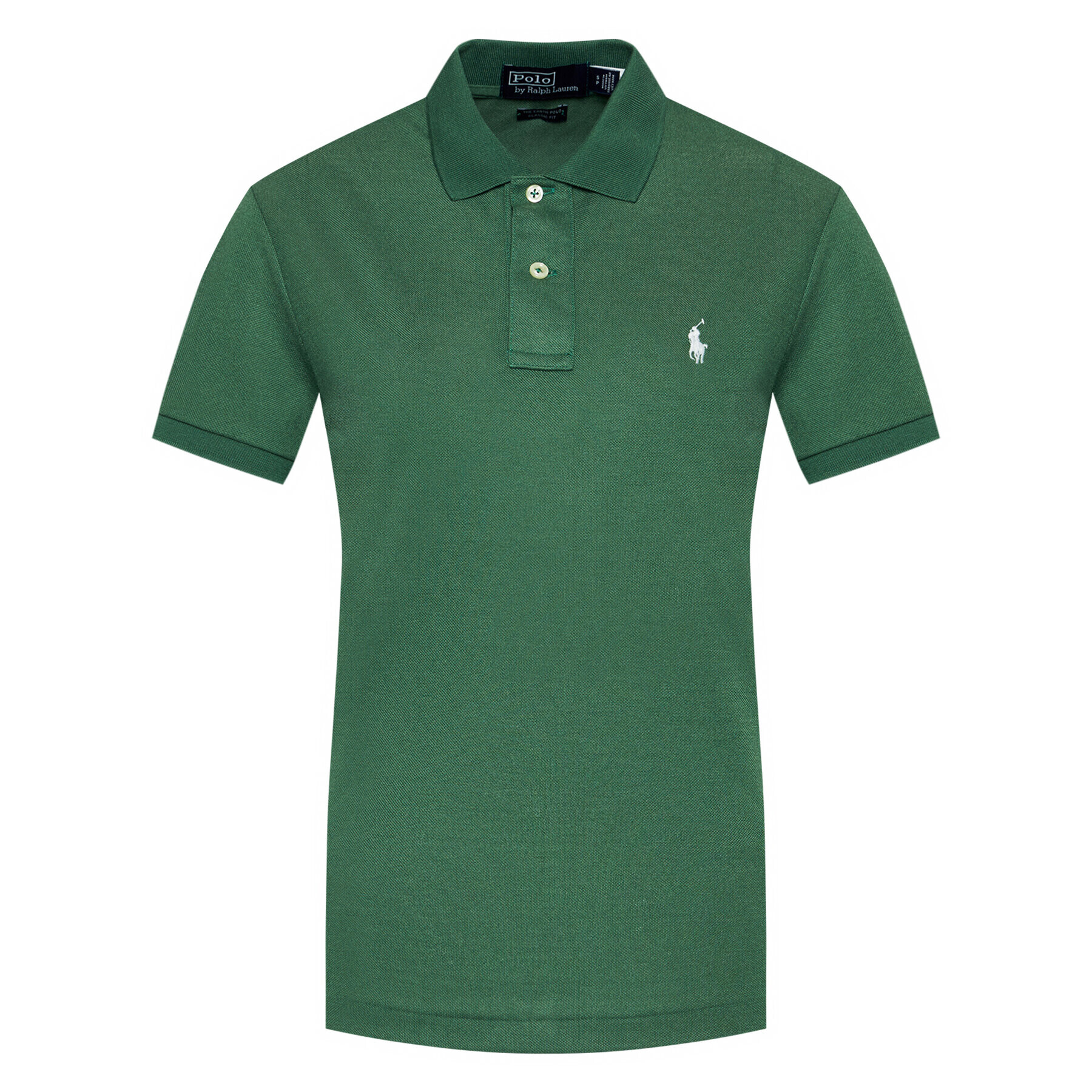 Polo Ralph Lauren Polo majica 211806666002 Zelena Classic Fit - Pepit.si