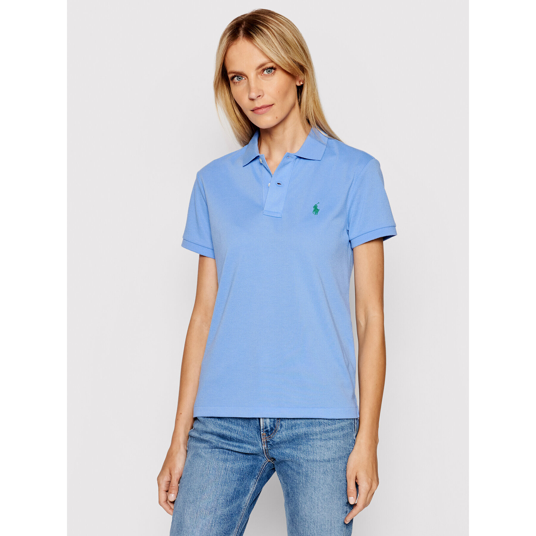 Polo Ralph Lauren Polo majica 211806666012 Modra Classic Fit - Pepit.si