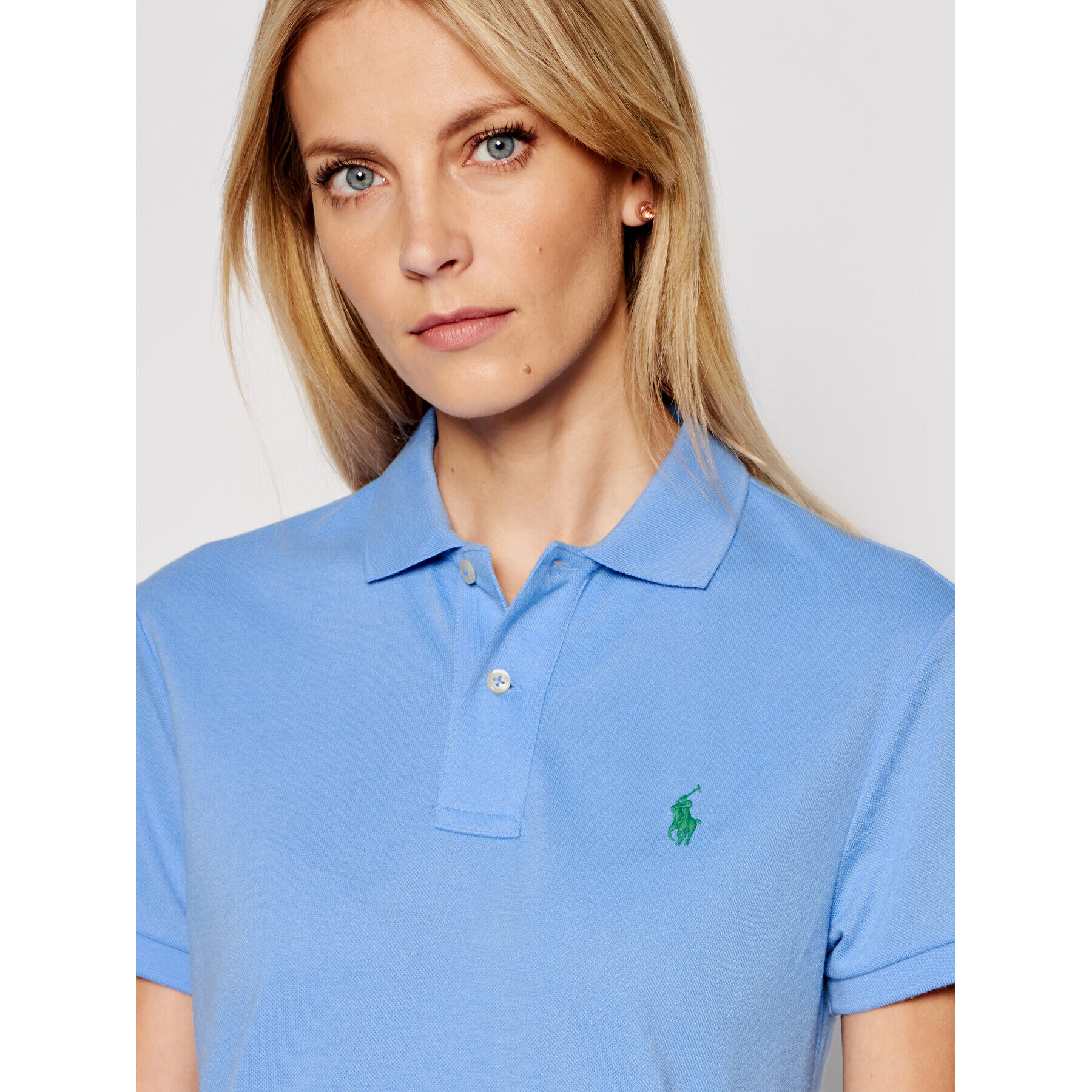 Polo Ralph Lauren Polo majica 211806666012 Modra Classic Fit - Pepit.si