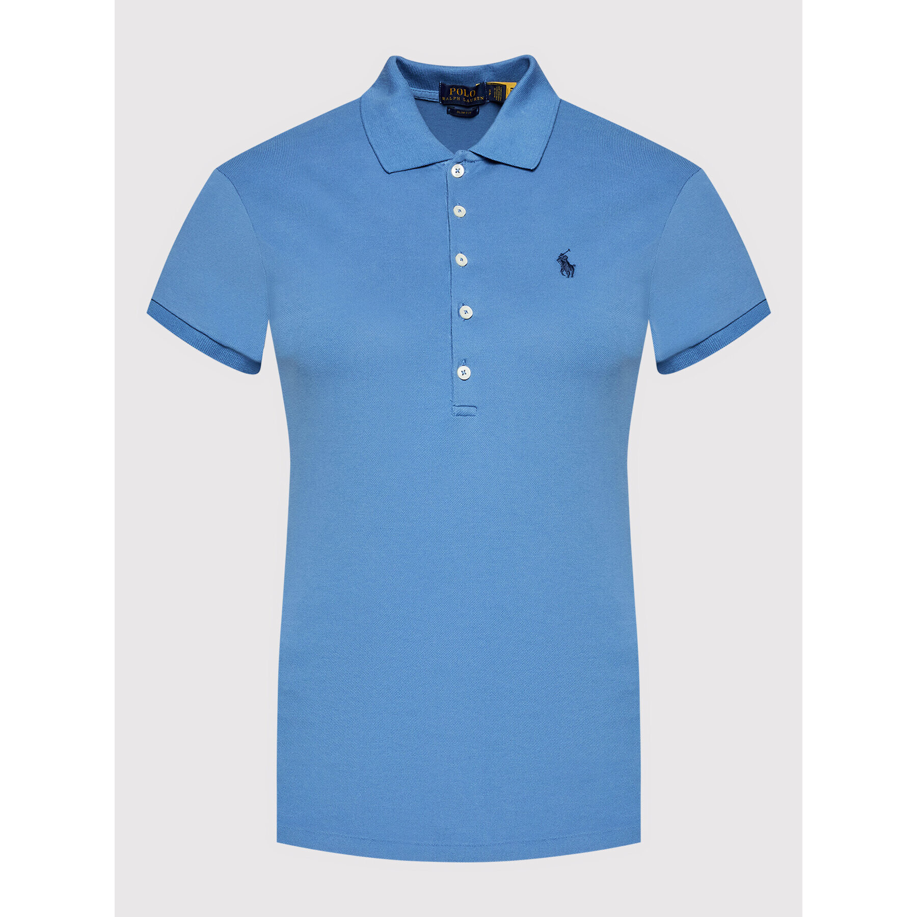 Polo Ralph Lauren Polo majica 211870236002 Modra Slim Fit - Pepit.si