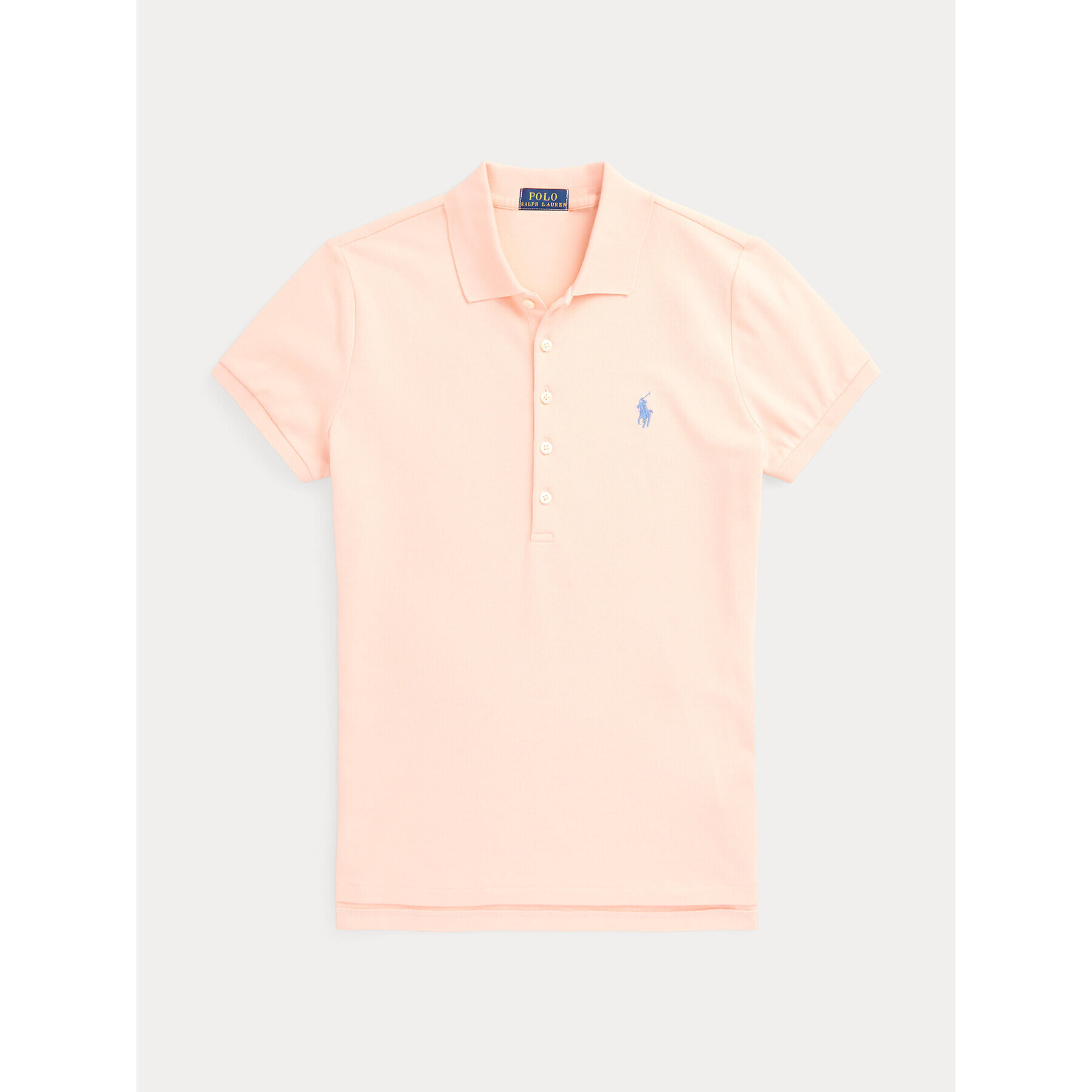 Polo Ralph Lauren Polo majica 211870236007 Oranžna Slim Fit - Pepit.si