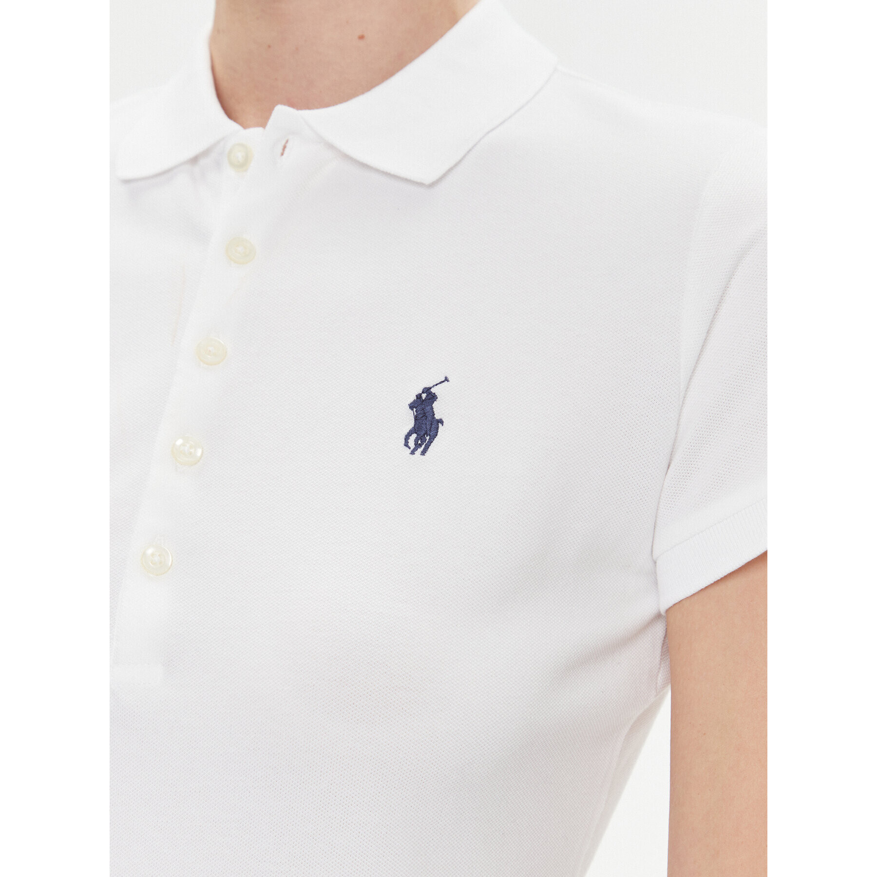 Polo Ralph Lauren Polo majica 211870245001 Bela Slim Fit - Pepit.si