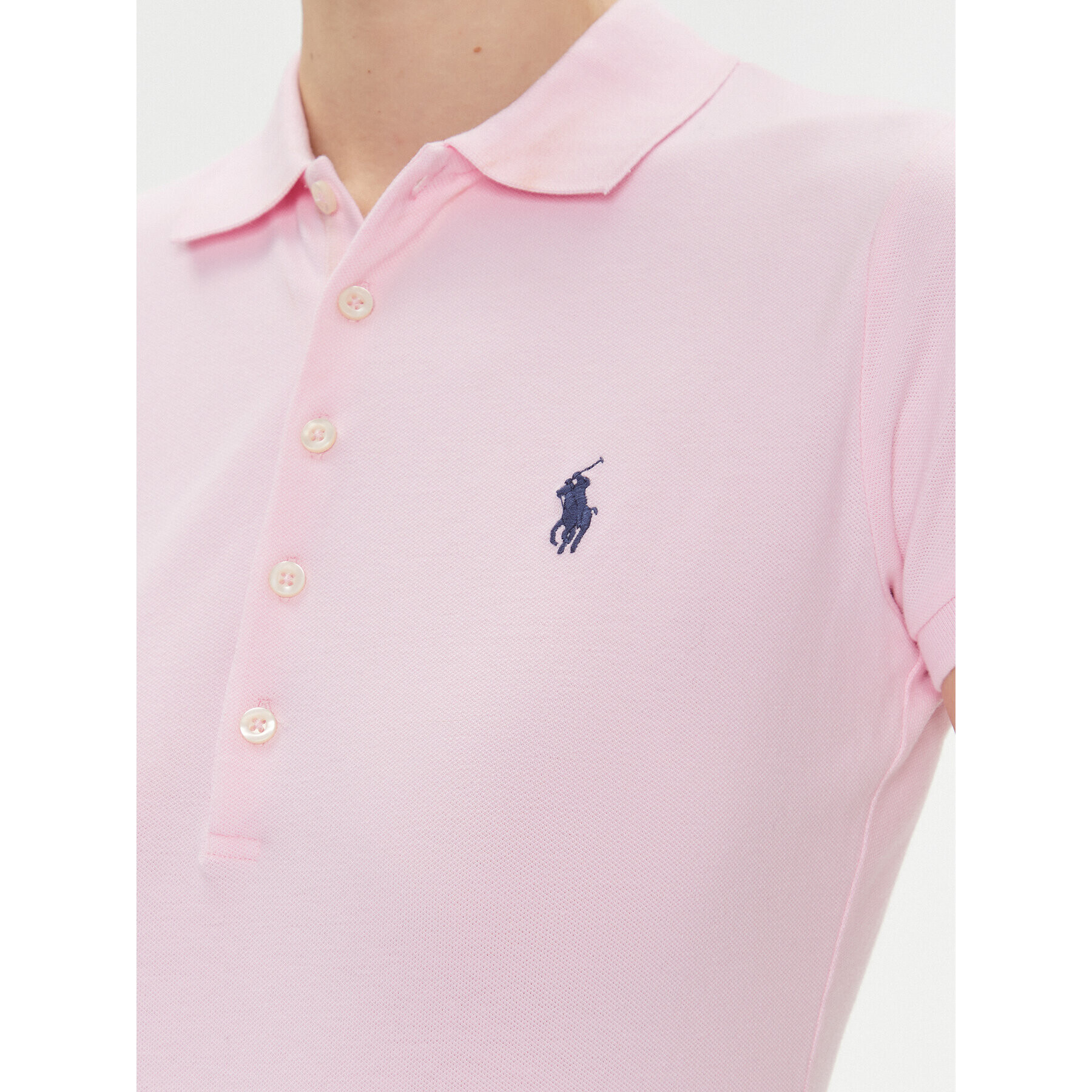 Polo Ralph Lauren Polo majica 211870245003 Roza Slim Fit - Pepit.si