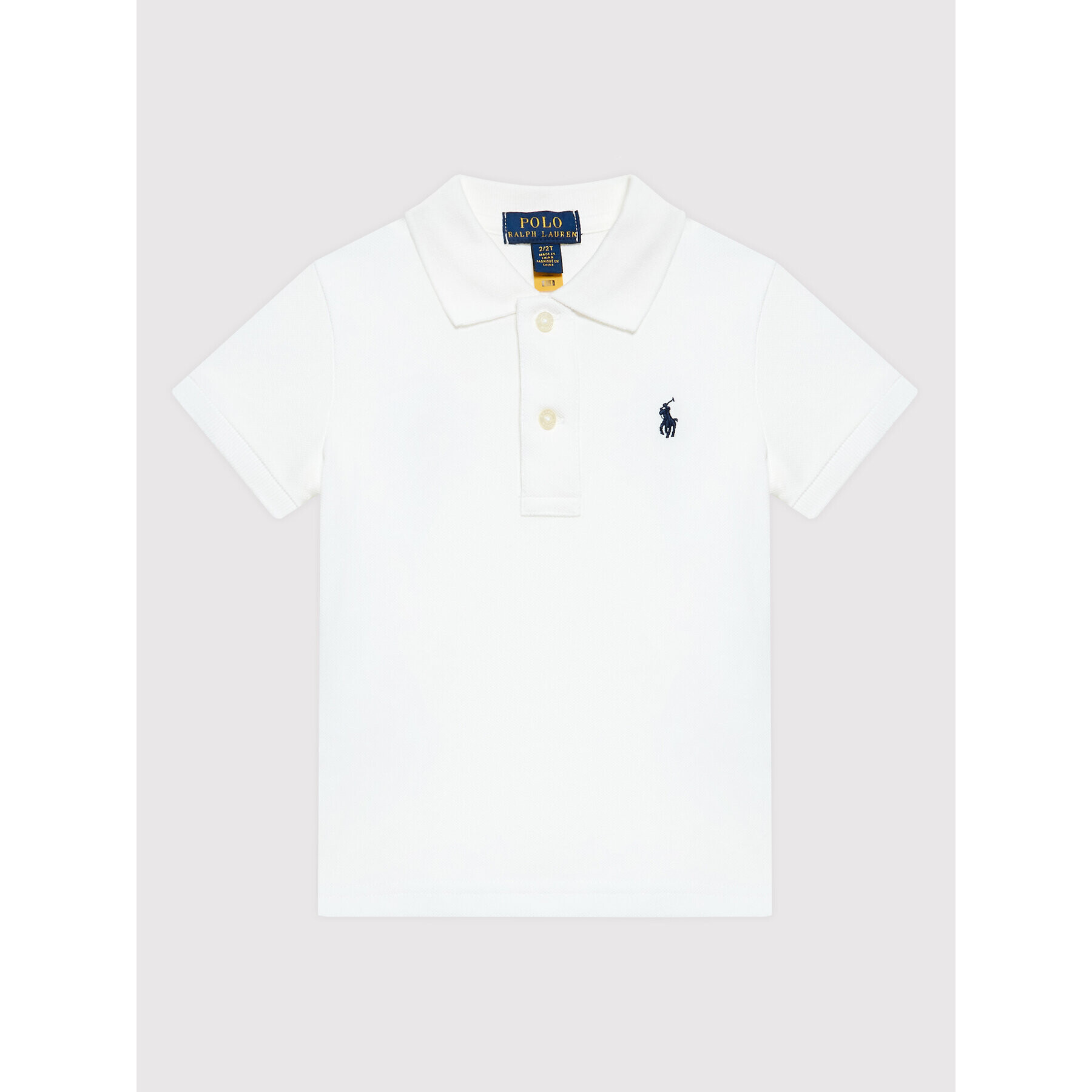 Polo Ralph Lauren Polo majica 311811484004 Bela Regular Fit - Pepit.si