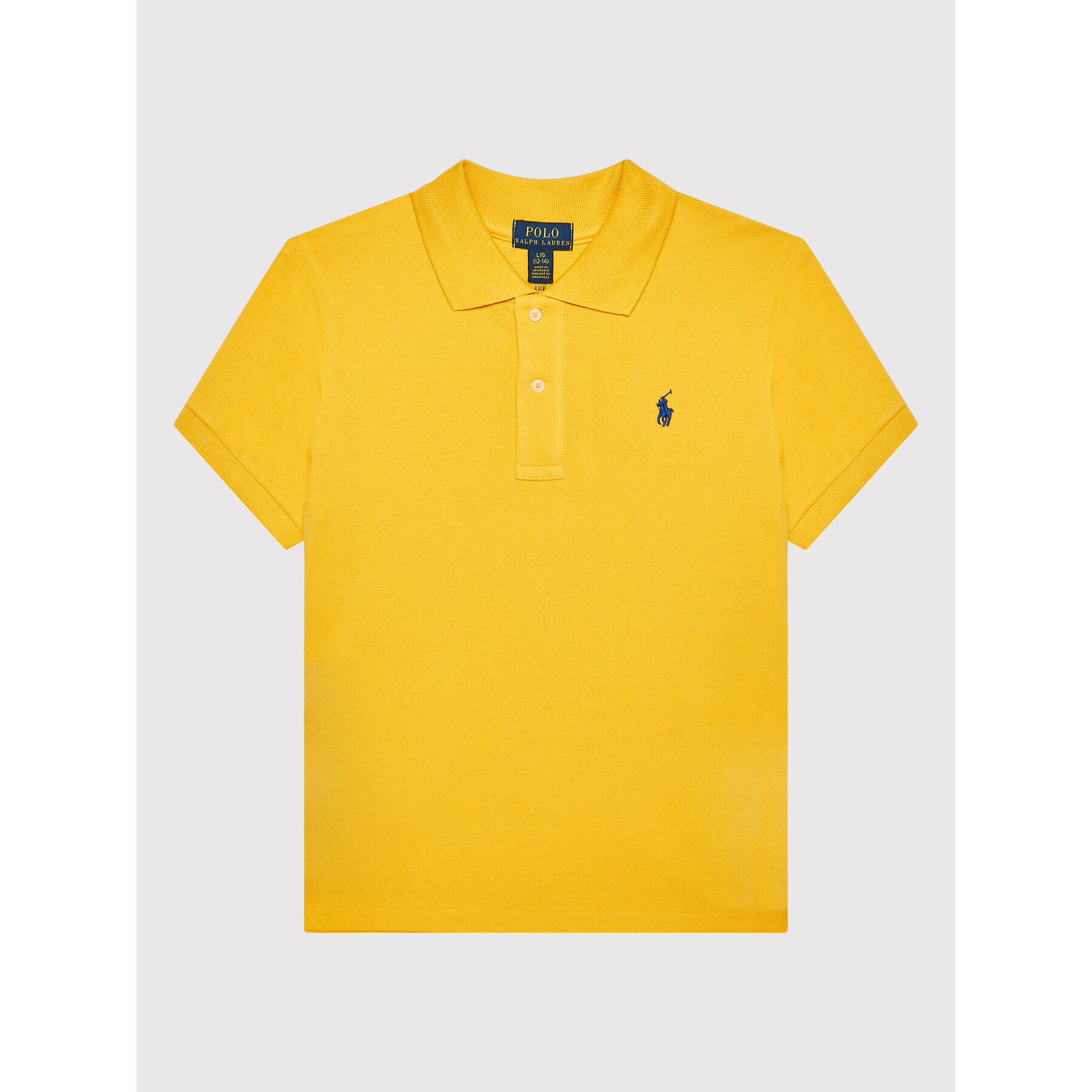 Polo Ralph Lauren Polo majica 313844232015 Rumena Regular Fit - Pepit.si