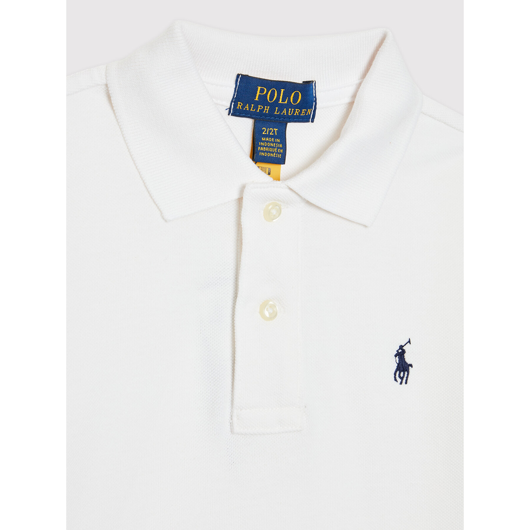 Polo Ralph Lauren Polo majica 321703634013 Bela Regular Fit - Pepit.si