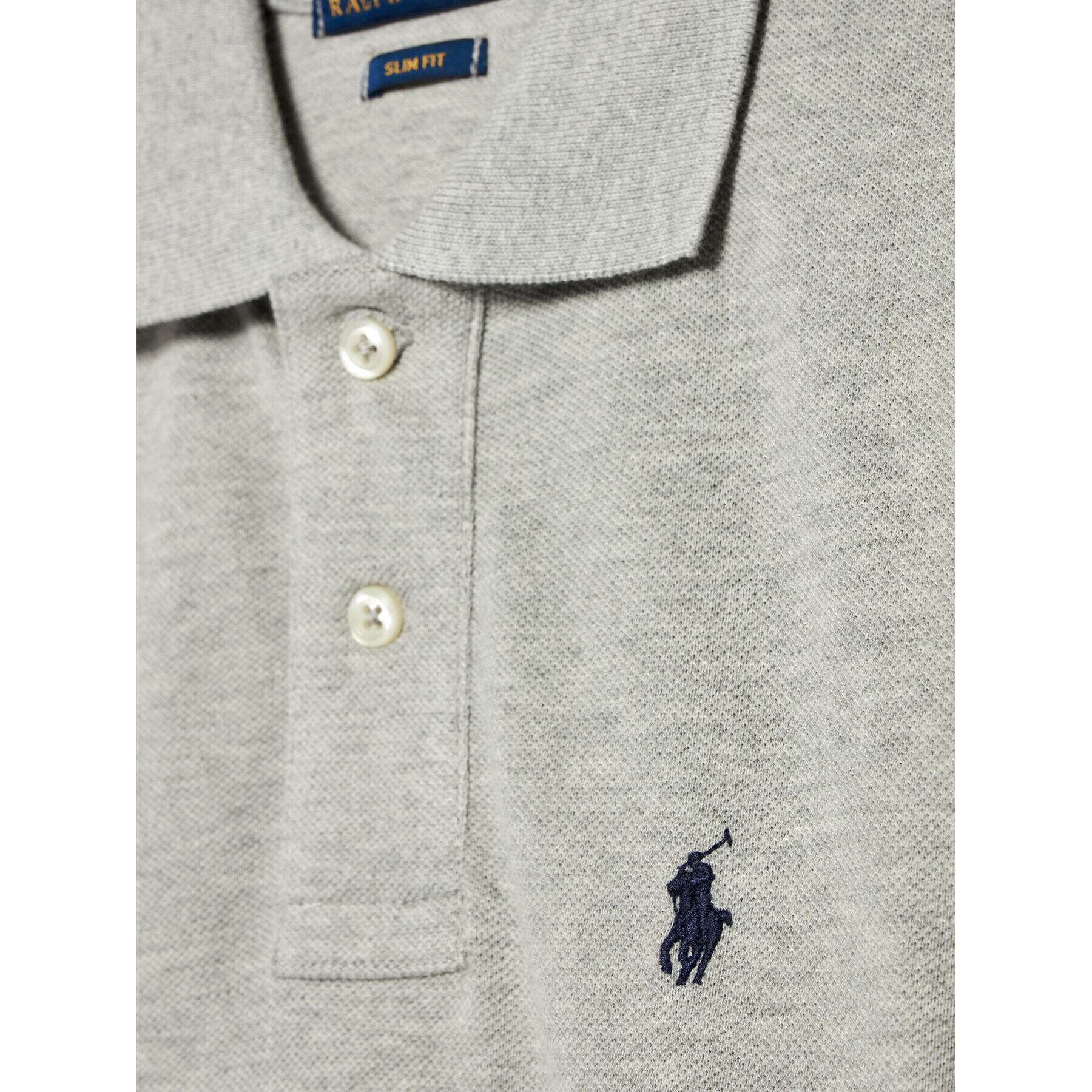 Polo Ralph Lauren Polo majica 323547926 Siva Slim Fit - Pepit.si