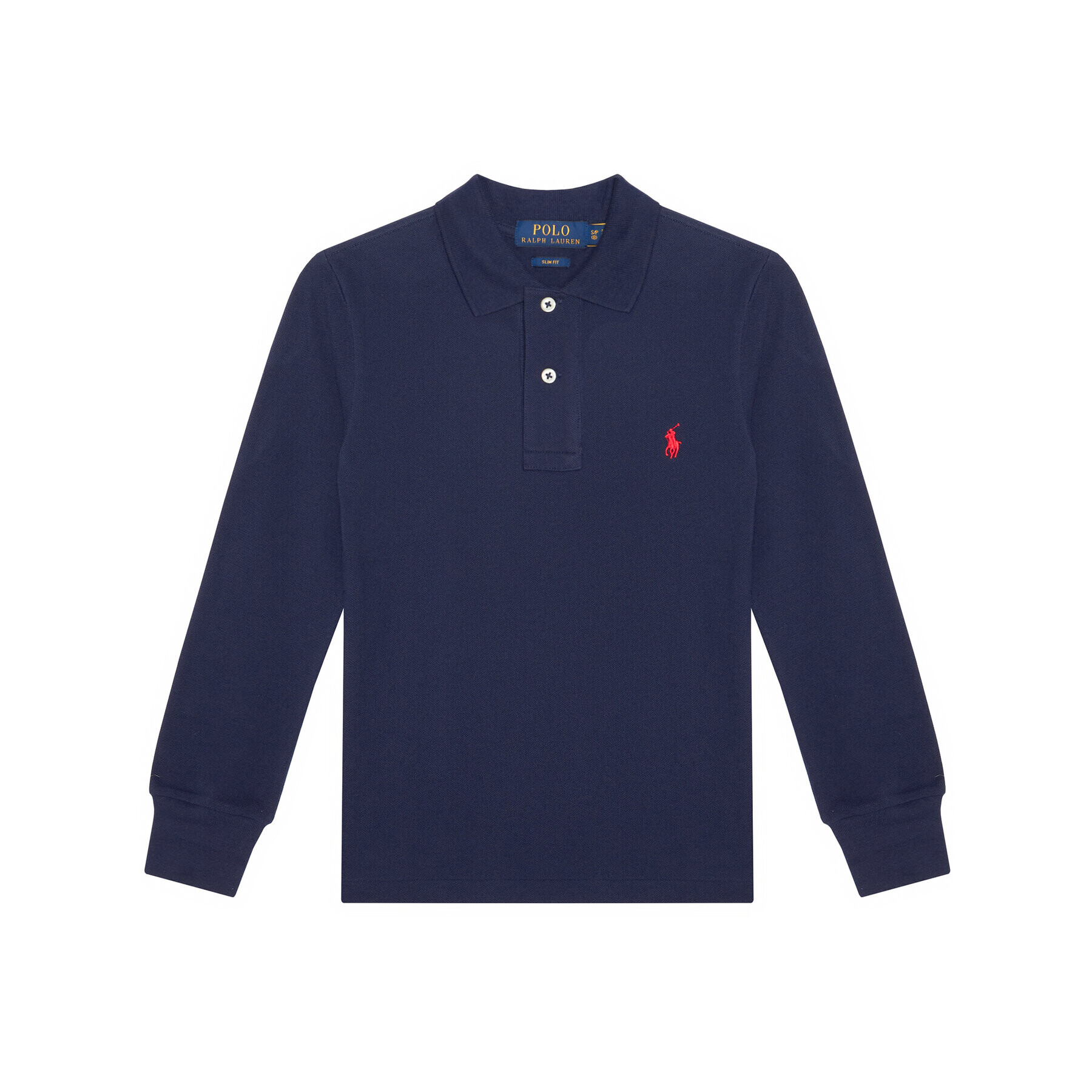 Polo Ralph Lauren Polo majica 323708858024 Mornarsko modra Slim Fit - Pepit.si