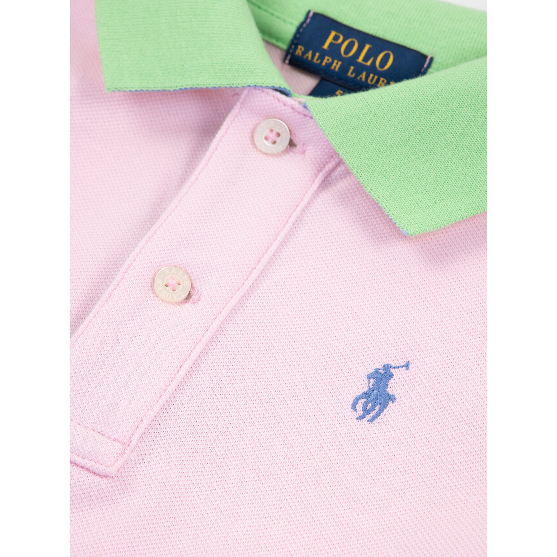 Polo Ralph Lauren Polo majica Layered 312793937 Roza Regular Fit - Pepit.si