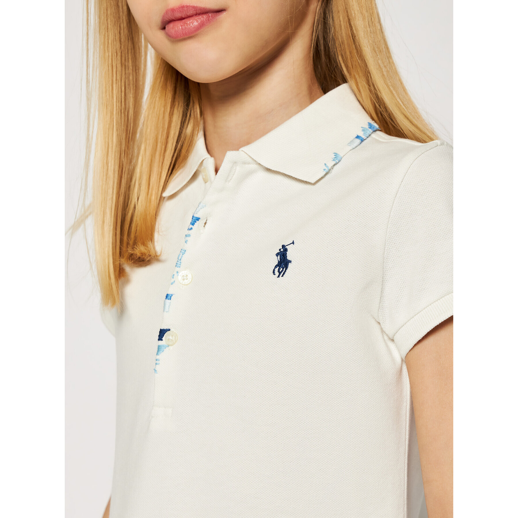 Polo Ralph Lauren Polo majica Novelty 313785430001 Bela Regular Fit - Pepit.si