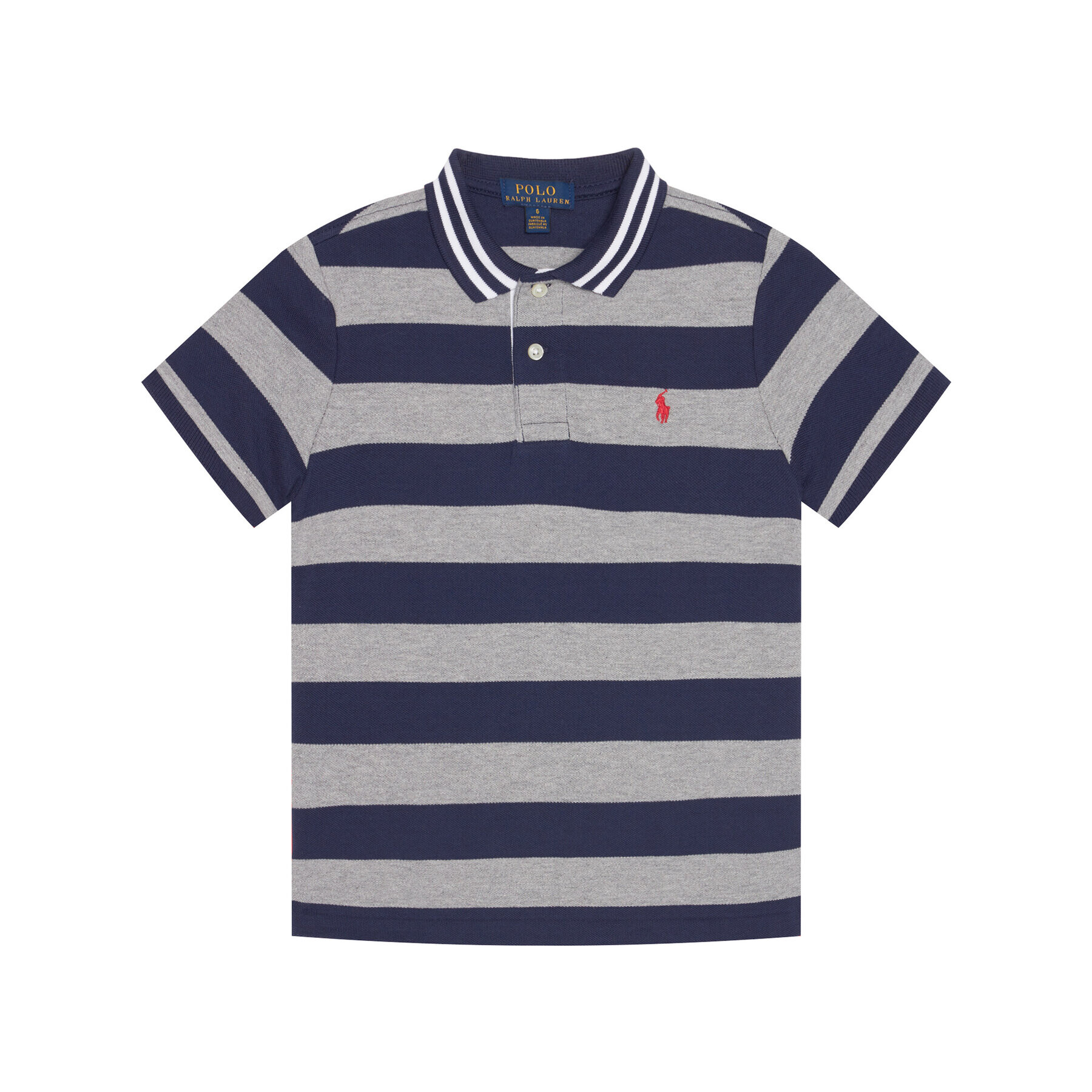 Polo Ralph Lauren Polo majica Ss Kc 321793534002 Pisana Regular Fit - Pepit.si