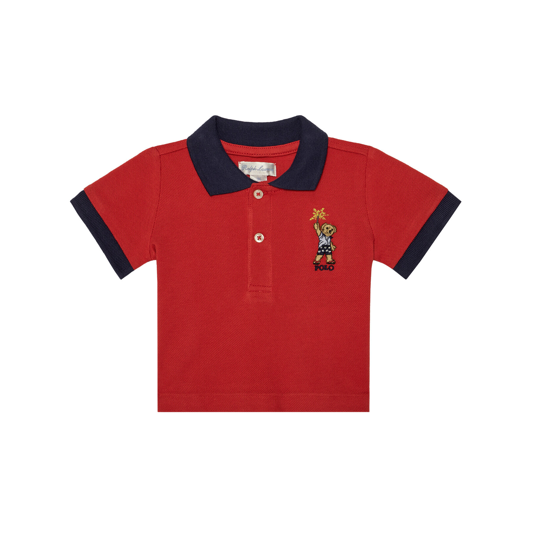 Polo Ralph Lauren Polo majica Summer I 320785964001 Rdeča Regular Fit - Pepit.si