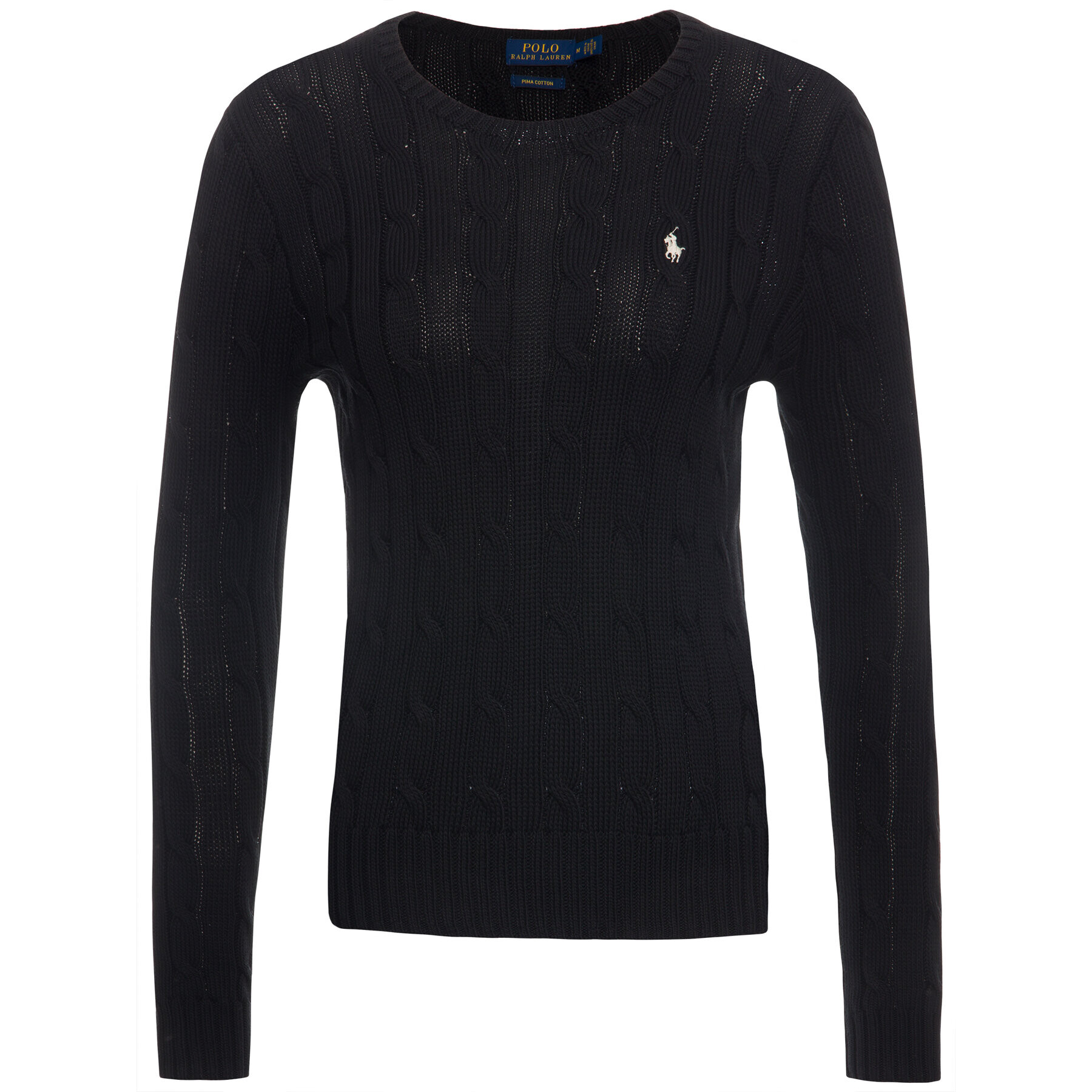 Polo Ralph Lauren Pulover Julianna 211580009046 Črna Slim Fit - Pepit.si