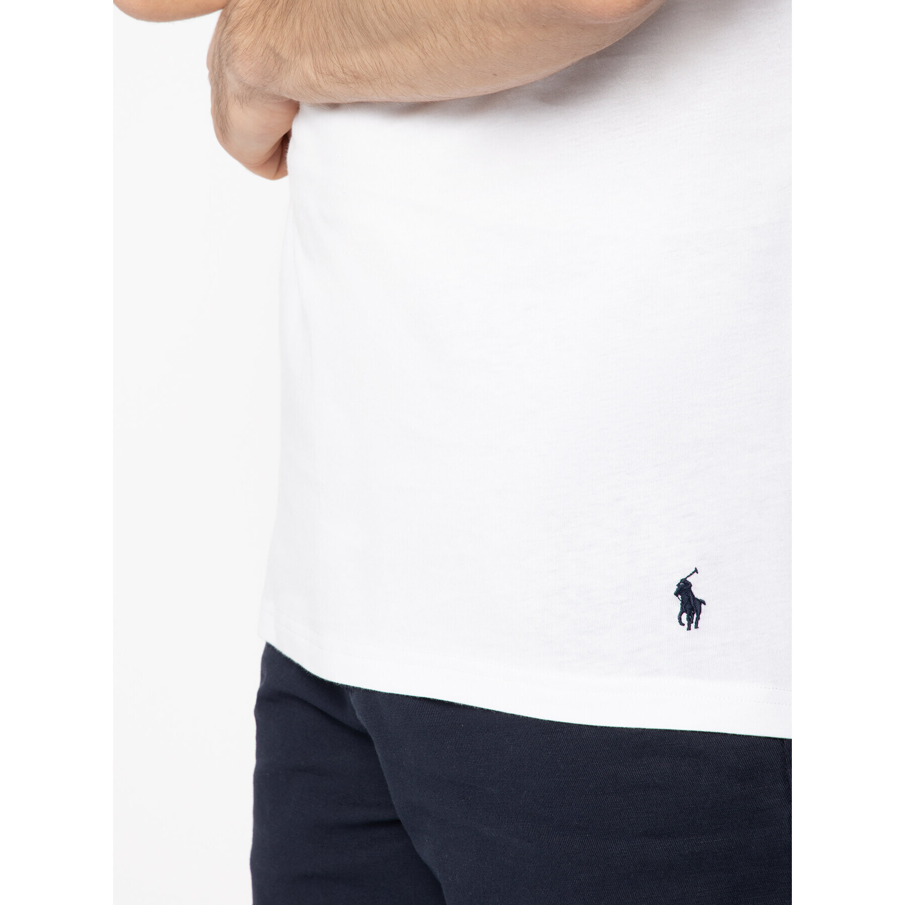 Polo Ralph Lauren Set dveh majic 714513433 Bela Slim Fit - Pepit.si