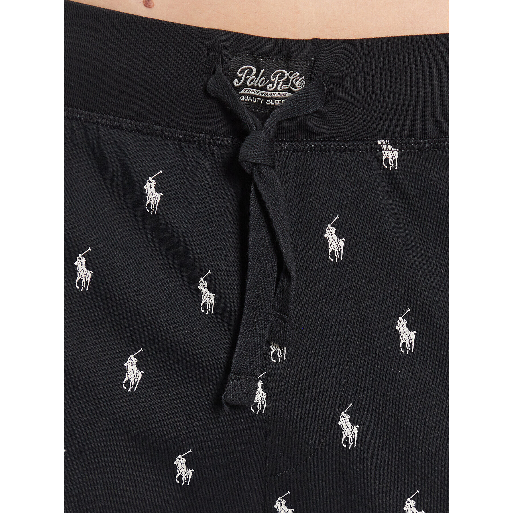 Polo Ralph Lauren Spodnji del pižame 714899500001 Črna Regular Fit - Pepit.si