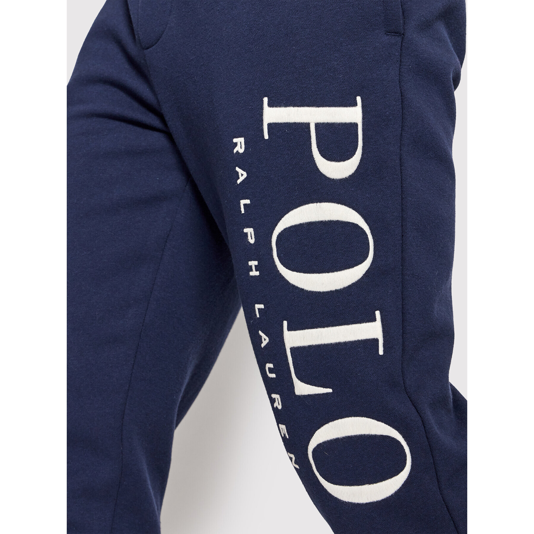 Polo Ralph Lauren Spodnji del trenirke 710860832001 Mornarsko modra Regular Fit - Pepit.si