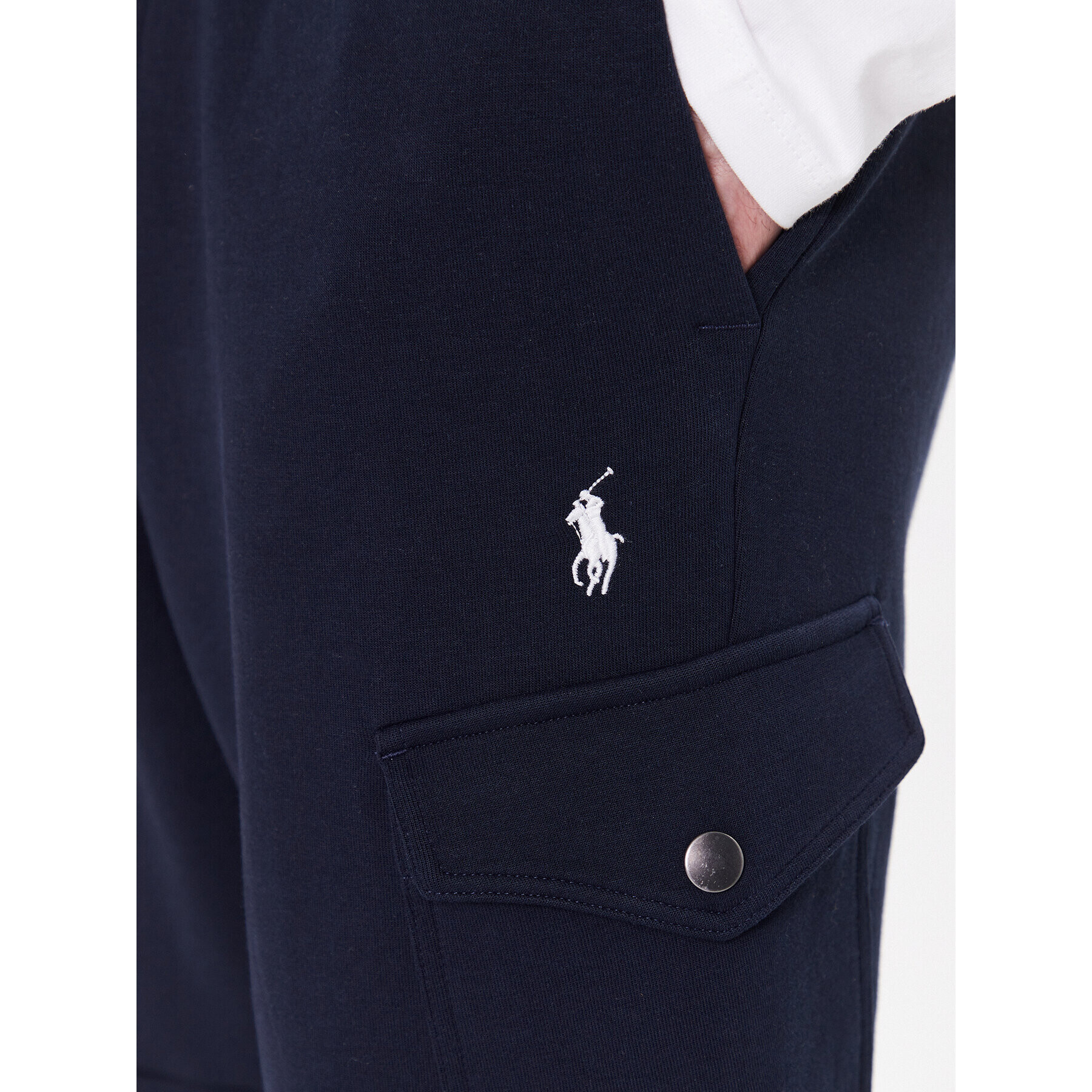 Polo Ralph Lauren Spodnji del trenirke 710881522007 Mornarsko modra Regular Fit - Pepit.si