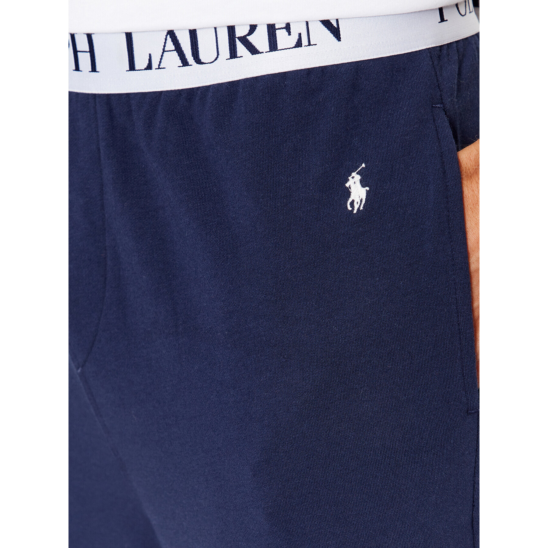 Polo Ralph Lauren Spodnji del trenirke 714899621002 Mornarsko modra Regular Fit - Pepit.si