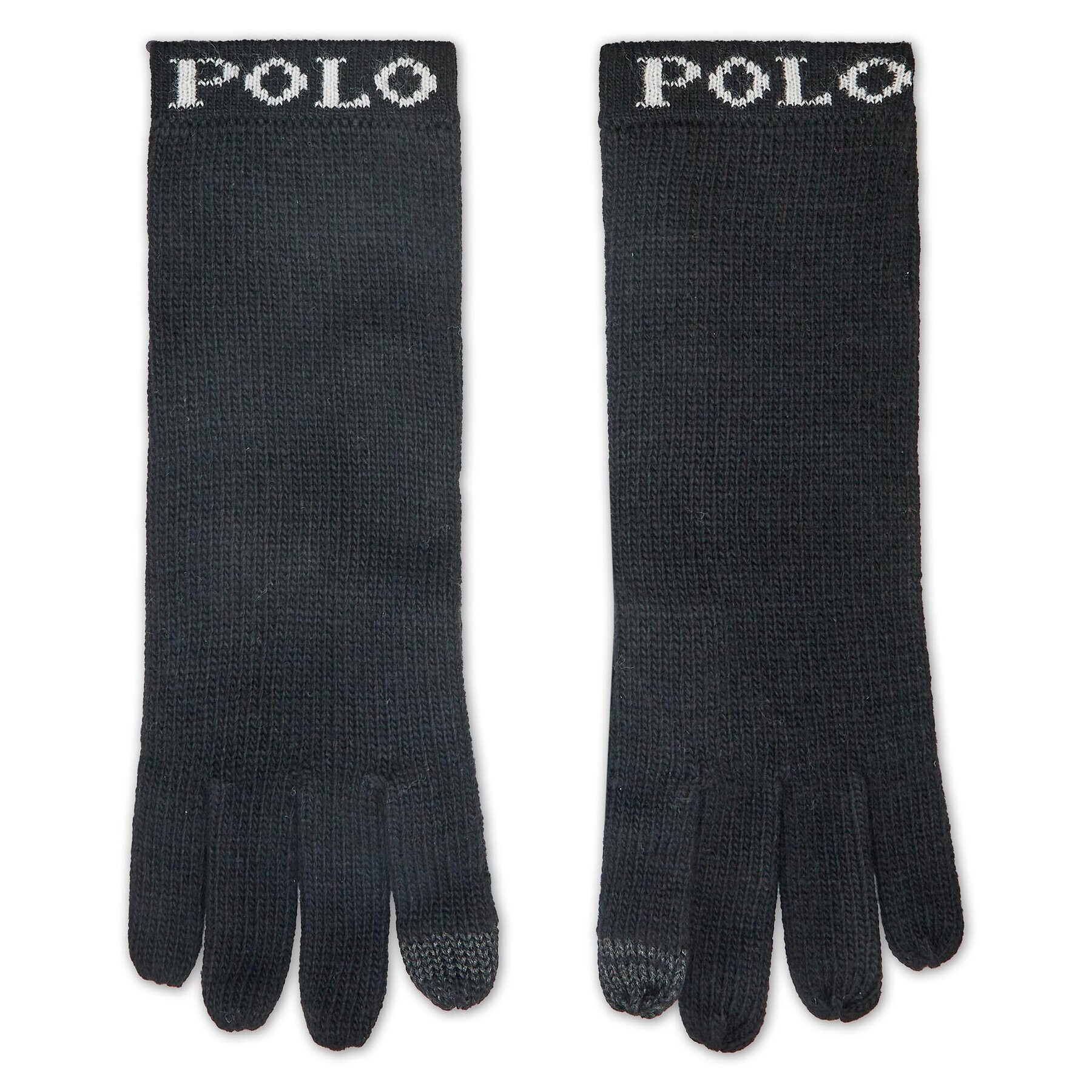 Polo Ralph Lauren Ženske rokavice 455907235001 Črna - Pepit.si