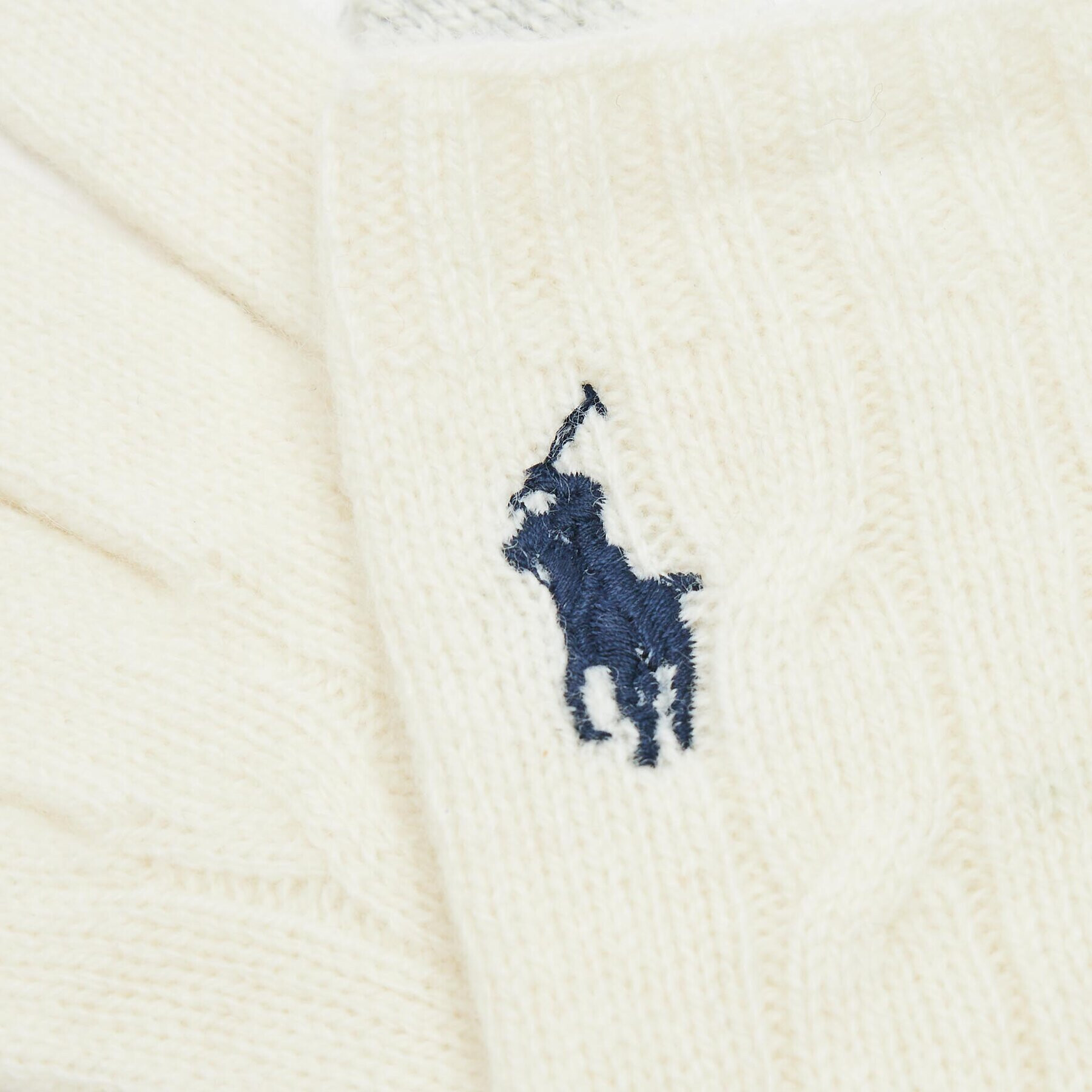 Polo Ralph Lauren Ženske rokavice 455907236003 Écru - Pepit.si