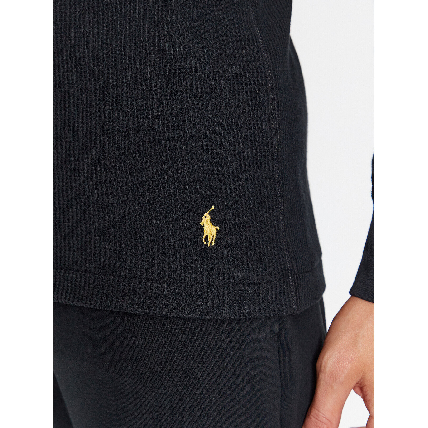 Polo Ralph Lauren Zgornji del pižame 714899615004 Črna Slim Fit - Pepit.si