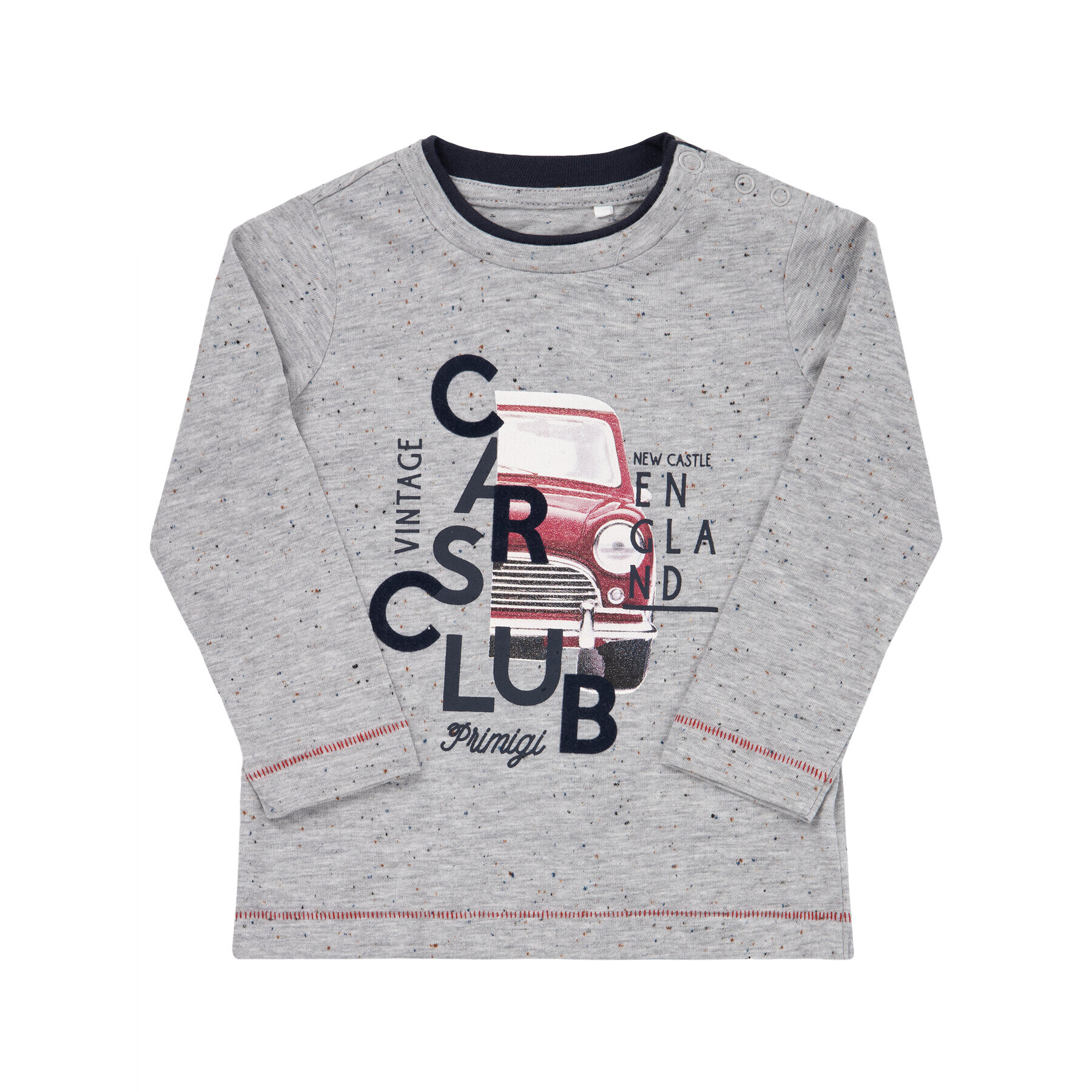 Primigi Bluza Cars Club 44211071 Siva Regular Fit - Pepit.si