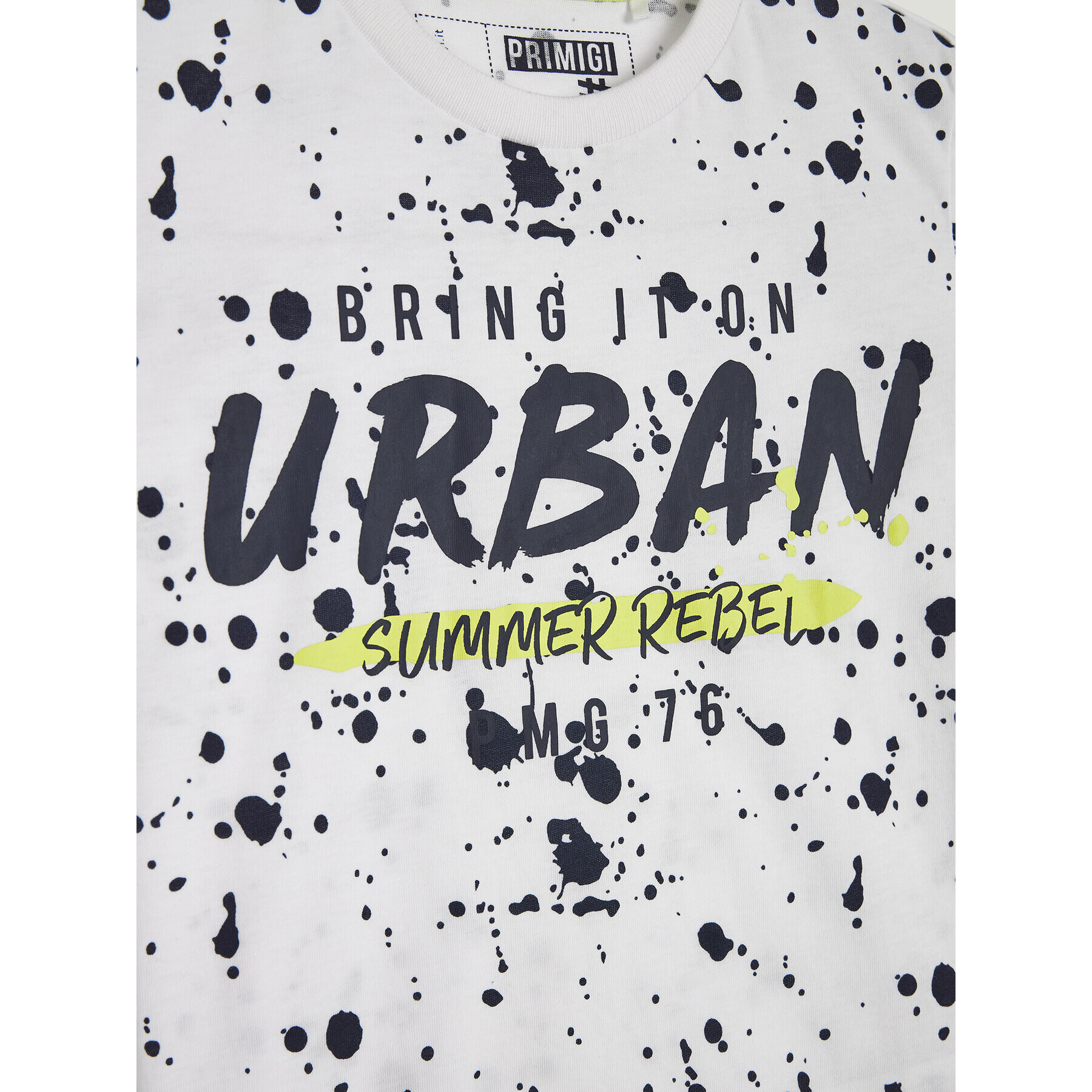 Primigi Majica Urban Summer 45223051 Bela Regular Fit - Pepit.si